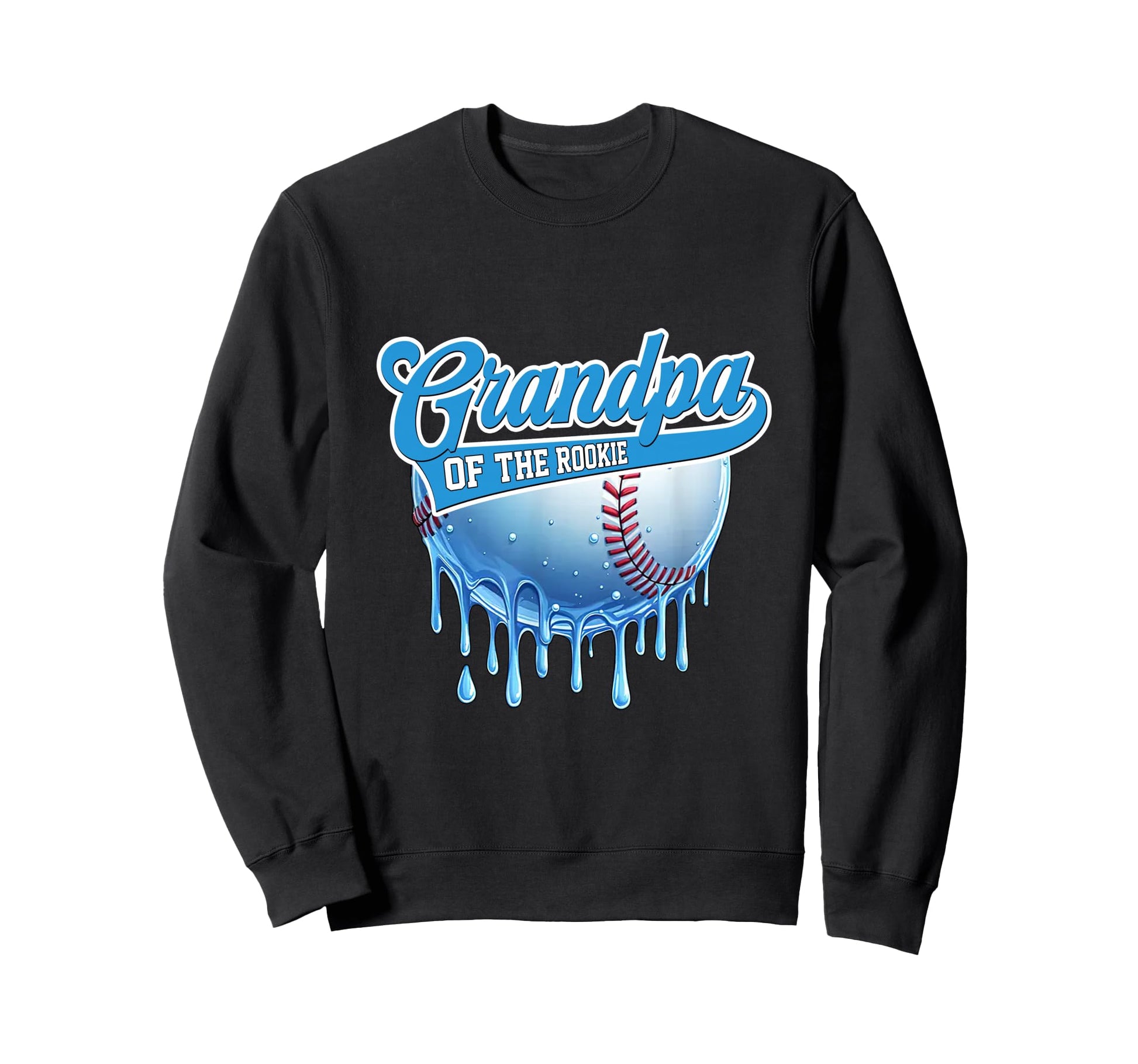 Grandpa Rookie 1St Birthday Baseball Sweatshirt - Novelty Apparel Unisex - T-Shirt, Sweatshirt, Hoodie
