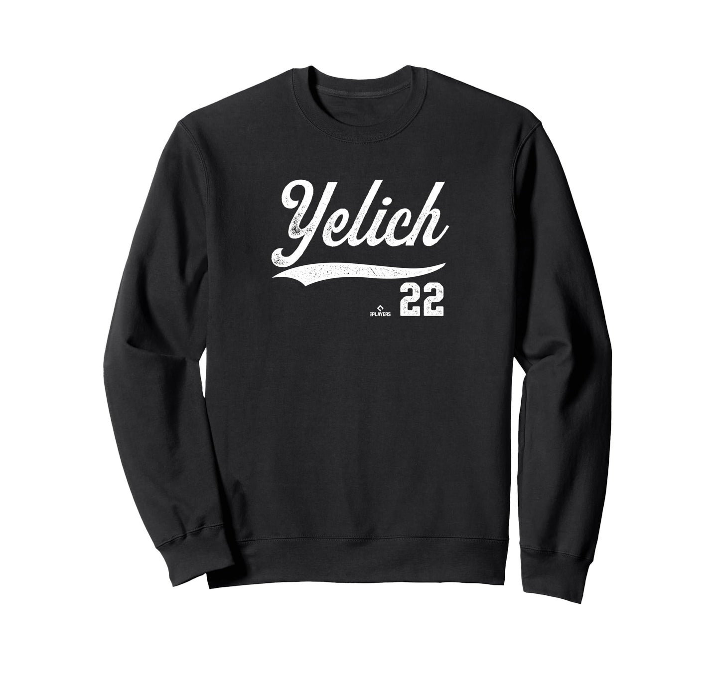 Distressed Swoosh Christian Yelich Sweatshirt - Fun Novelty Design Unisex - T-Shirt, Sweatshirt, Hoodie