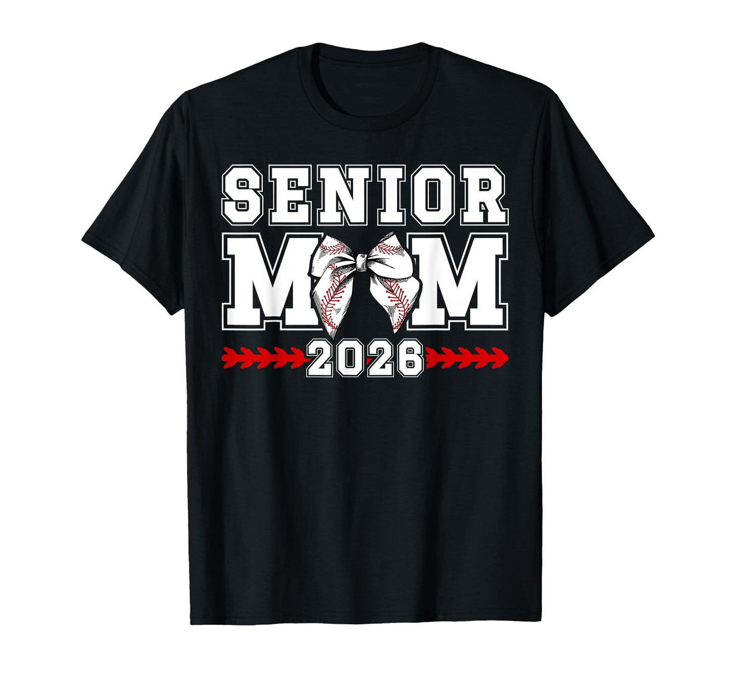 Baseball Senior Mom 2026 Baseball T-Shirt - Aesthetic Graphic Unisex - T-Shirt, Sweatshirt, Hoodie