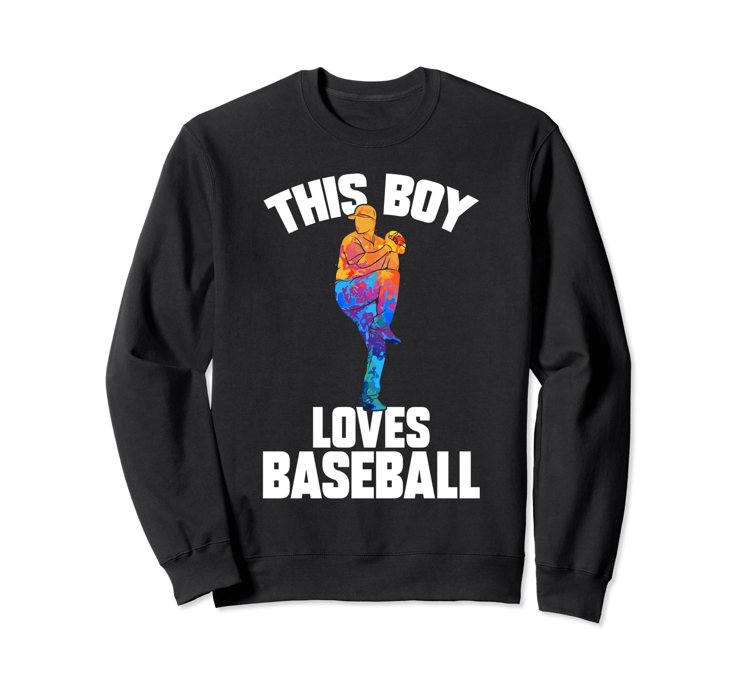 Sport Funny This Loves Baseball Sweatshirt - Trendy Graphic Men Women - T-Shirt, Sweatshirt, Hoodie