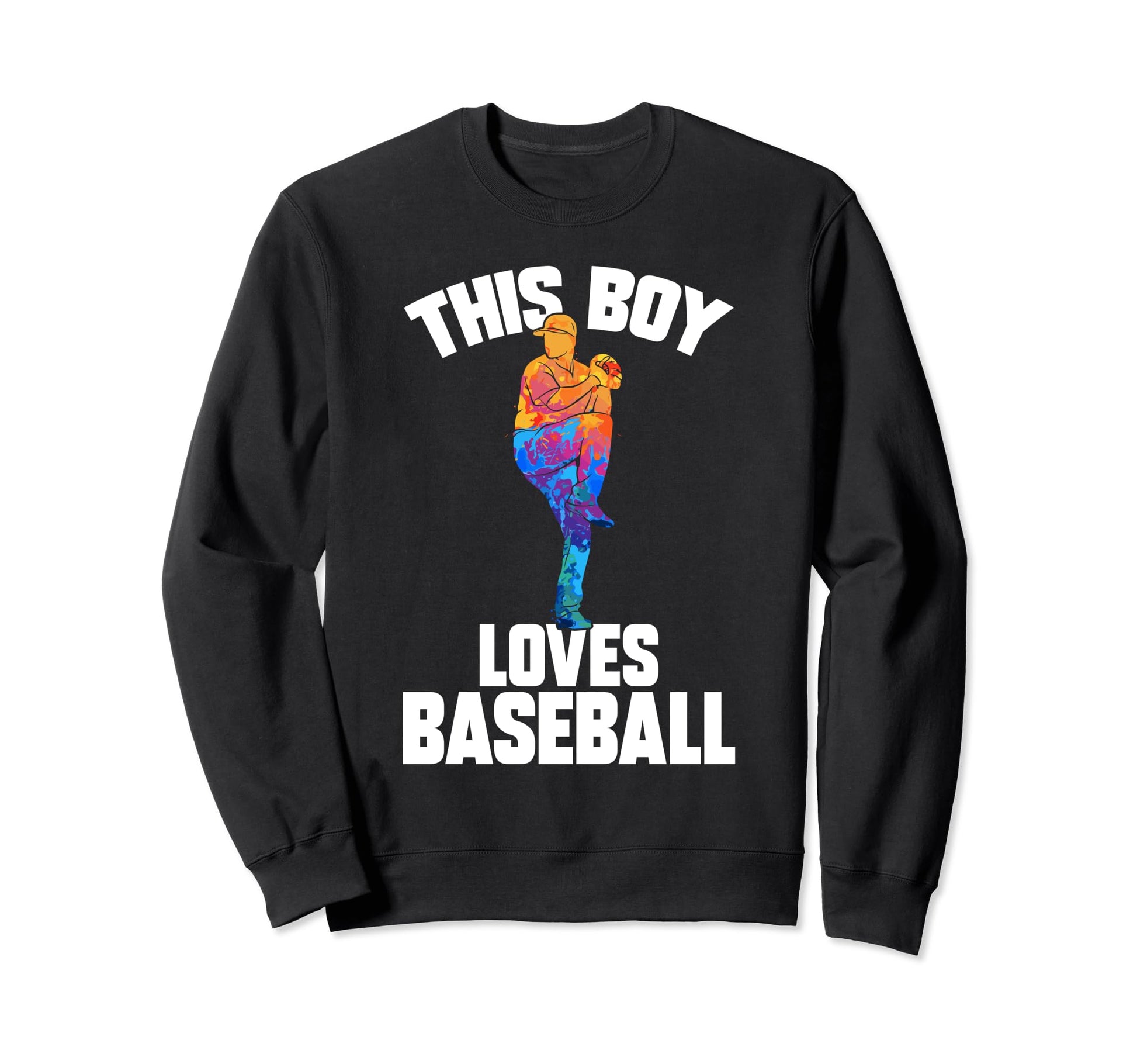 Sport Funny This Loves Baseball Sweatshirt - Trendy Graphic Men Women - T-Shirt, Sweatshirt, Hoodie
