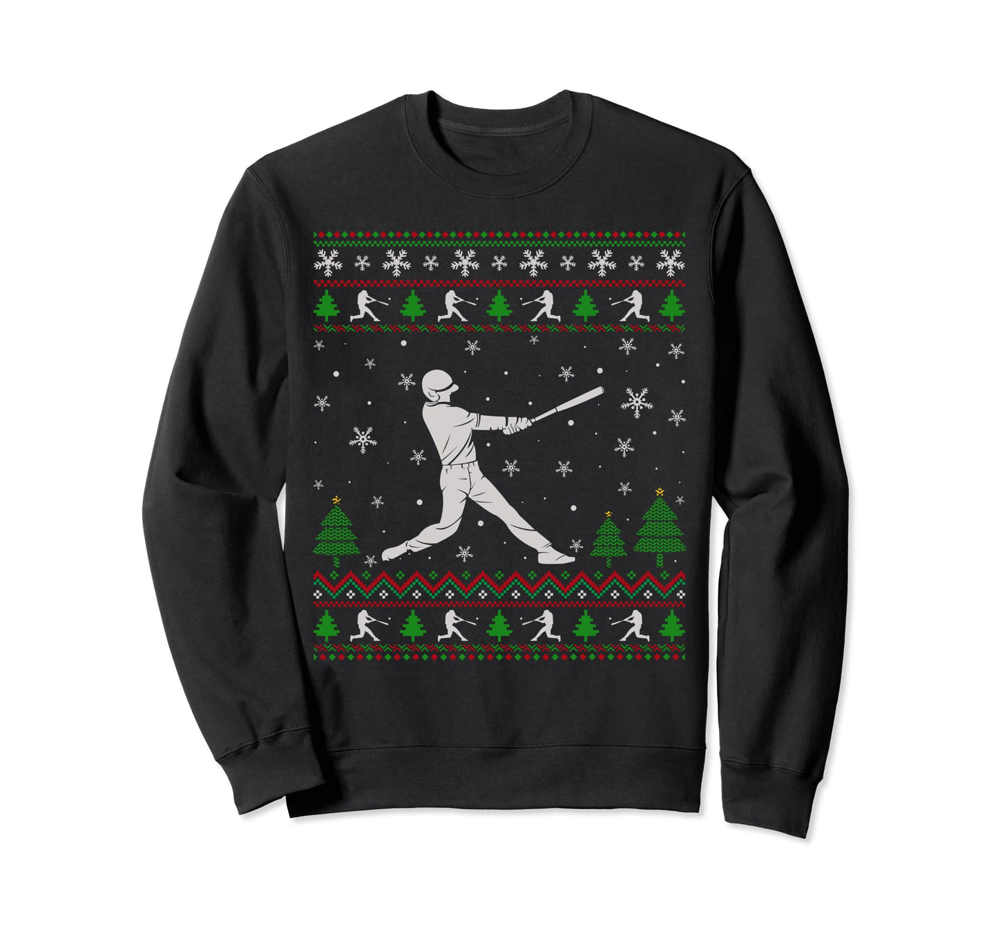 Ugly Baseball Player Funny Ugly Sweatshirt - Graphic Print Men Women - T-Shirt, Sweatshirt, Hoodie