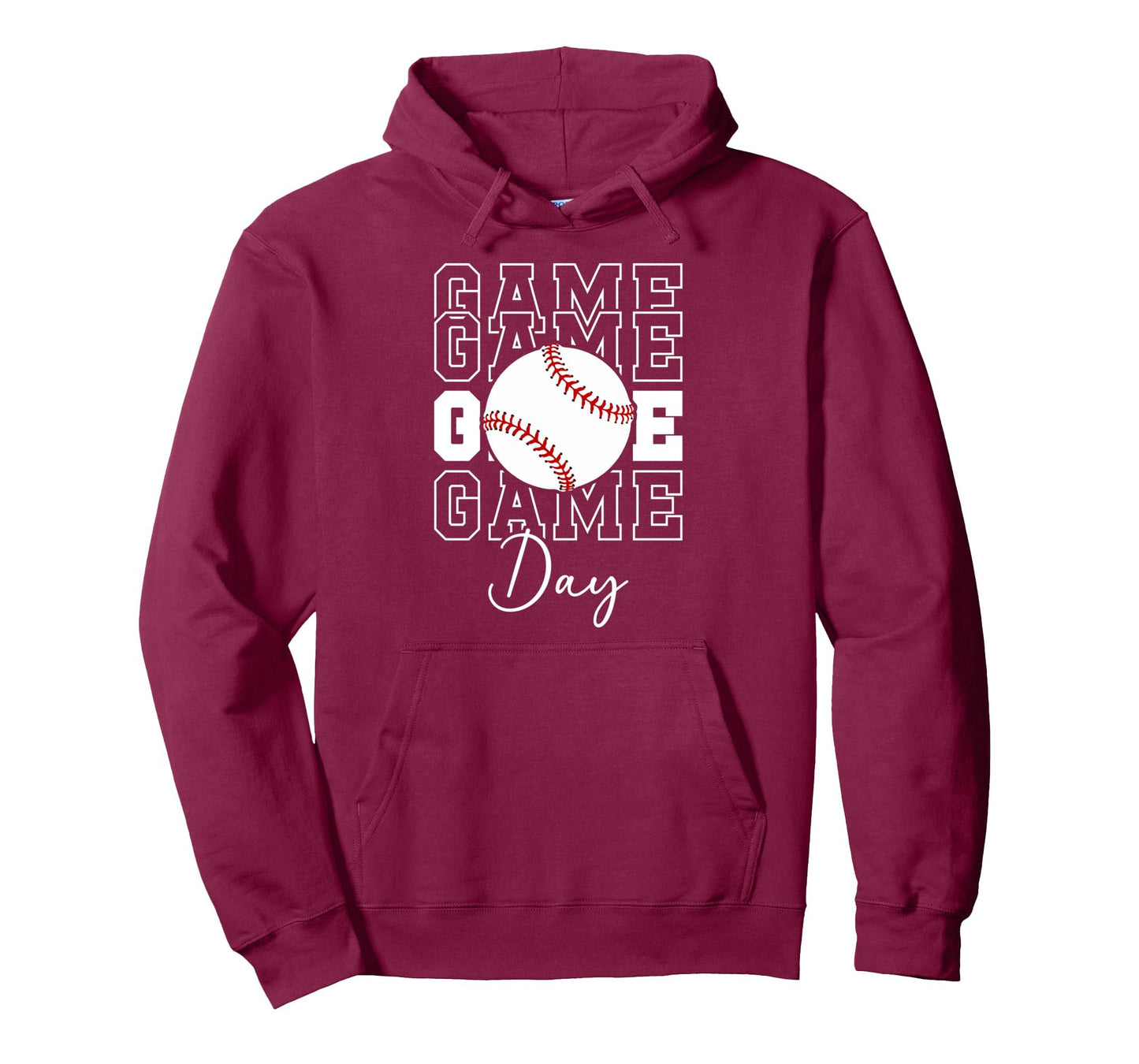 Game Day Baseball Funny Baseball Game Hoodie - Casual Everyday Wear Unisex - T-Shirt, Sweatshirt, Hoodie