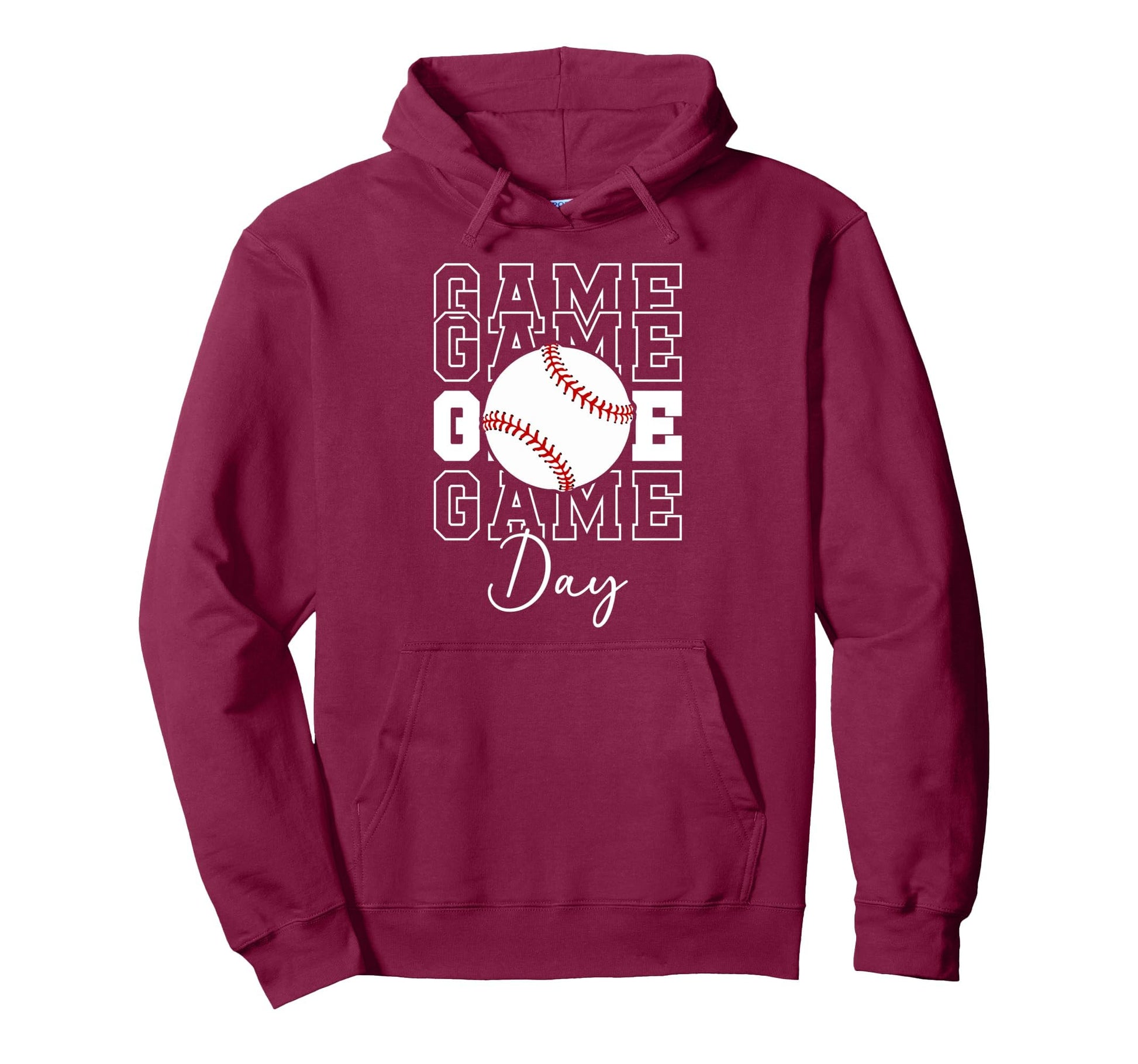 Game Day Baseball Funny Baseball Game Hoodie - Casual Everyday Wear Unisex - T-Shirt, Sweatshirt, Hoodie
