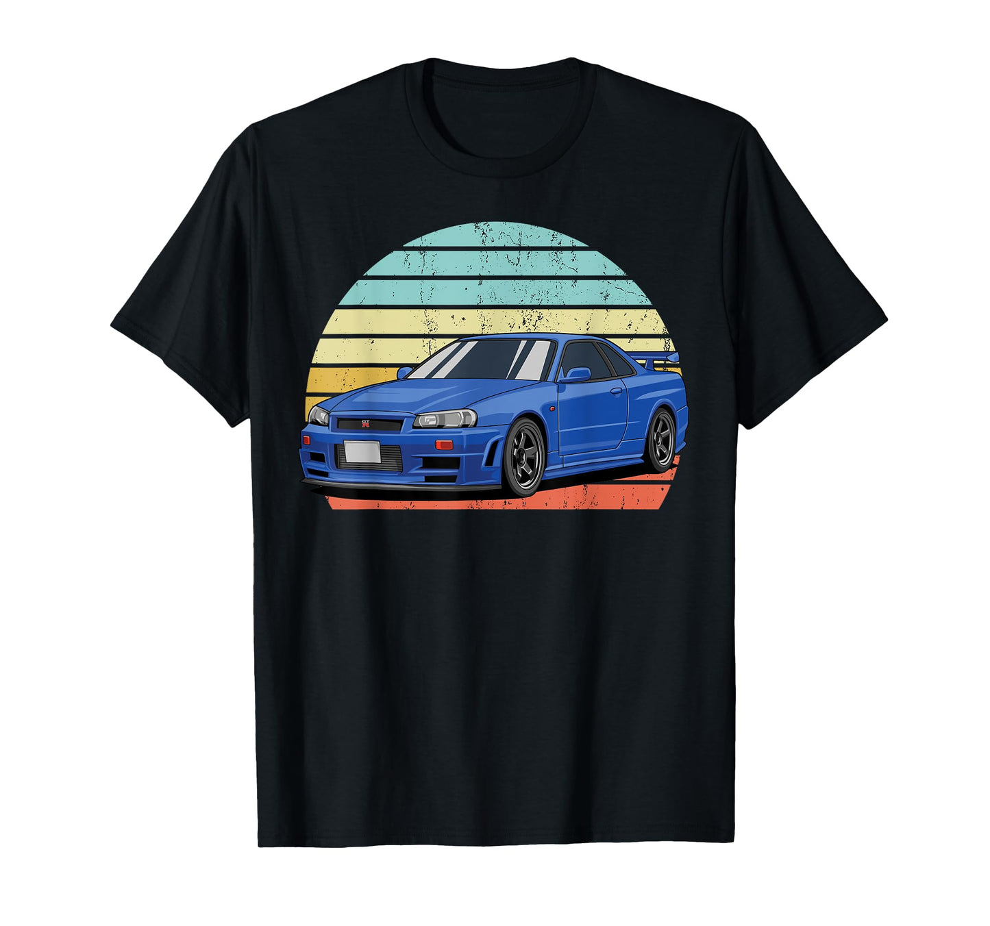 Jdm Import Tuner Drift Car Street T-Shirt - Custom Art Print for Adults - T-Shirt, Sweatshirt, Hoodie