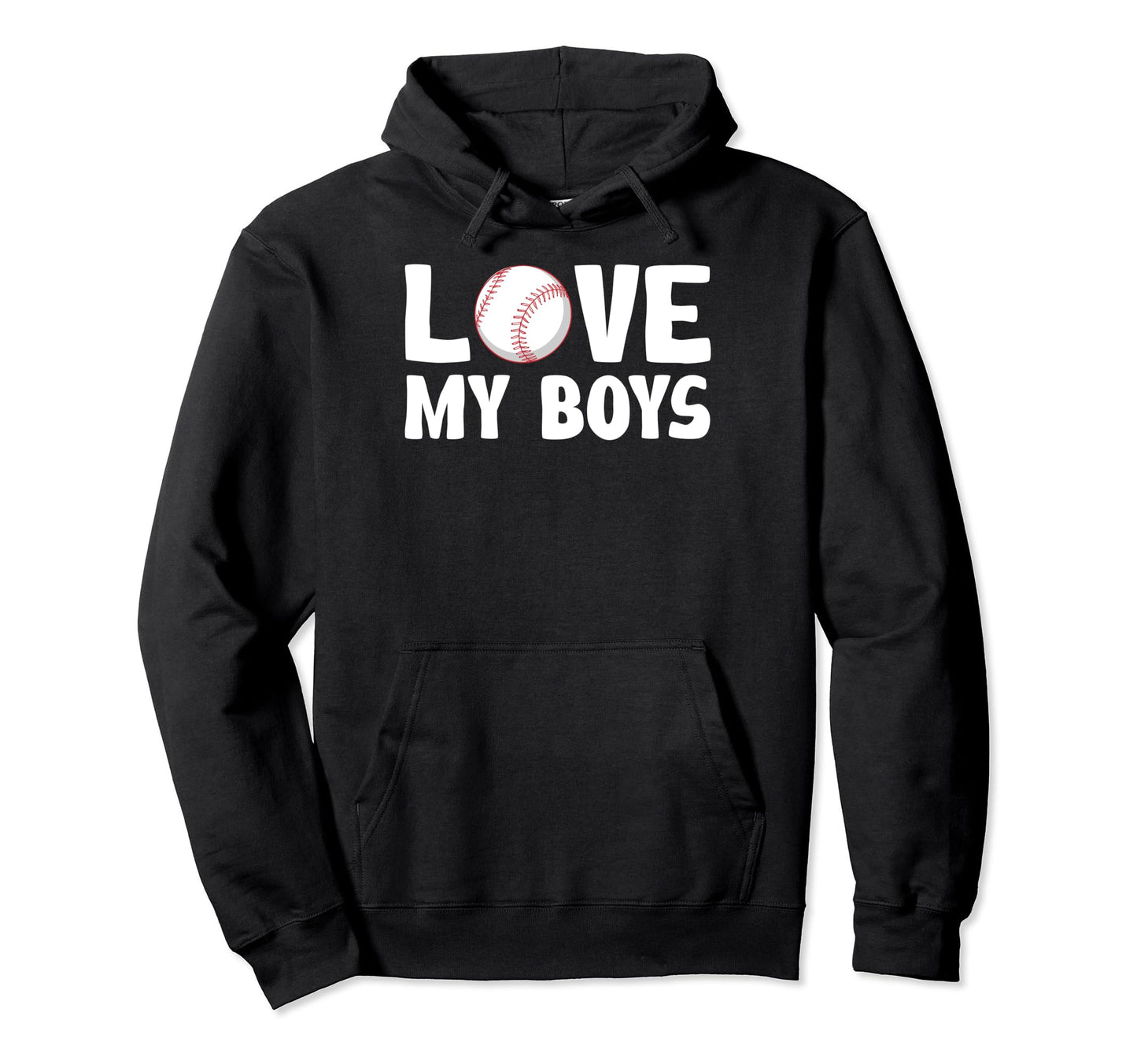 I Love My Baseball Moms Hoodie - Casual Everyday Wear Men Women - T-Shirt, Sweatshirt, Hoodie