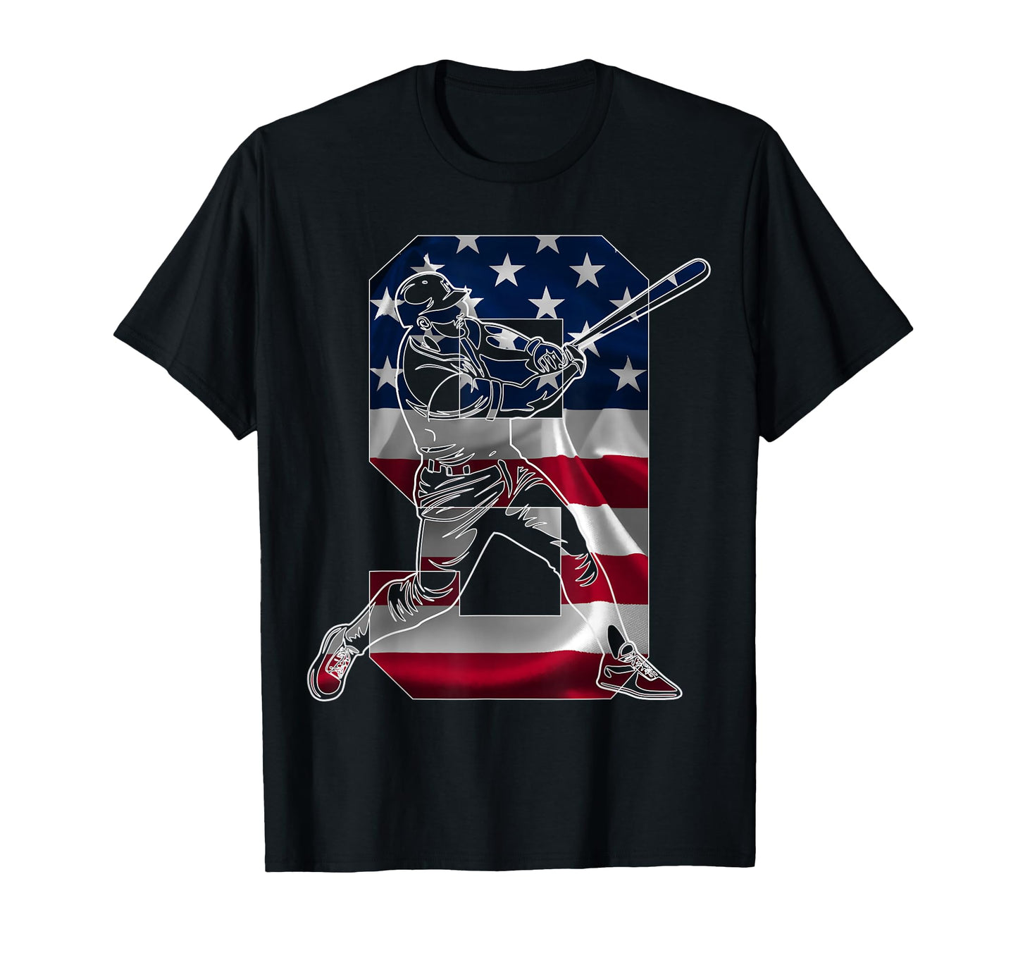 Number 9 Years Baseball 9Th Birthday T-Shirt - Trendy Graphic Men Women - T-Shirt, Sweatshirt, Hoodie