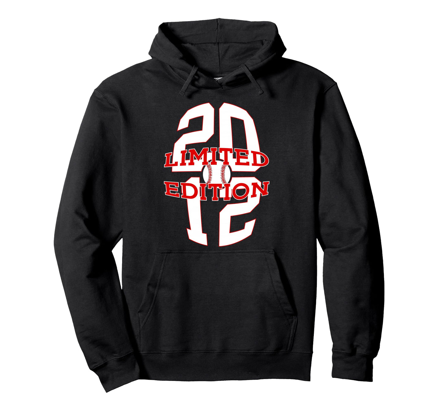 14 Years 2012 Baseball 14Th Birthday Hoodie - Custom Art Print Men Women - T-Shirt, Sweatshirt, Hoodie
