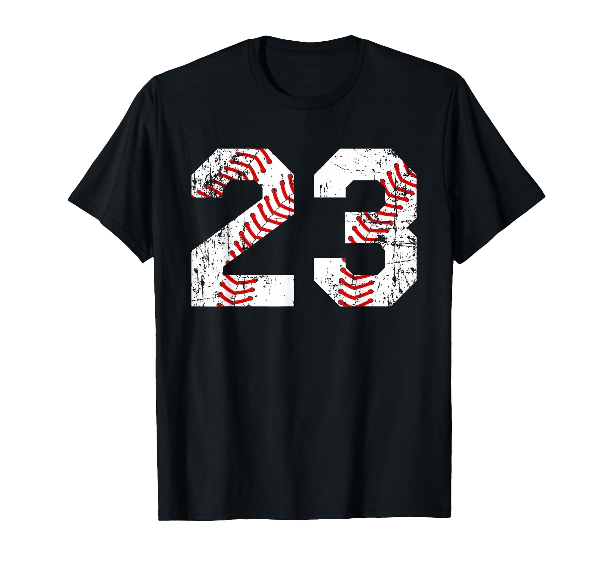 Baseball 23 Jersey Number T-Shirt - Minimalist Print Men Women - T-Shirt, Sweatshirt, Hoodie