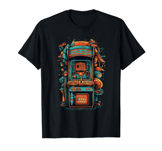 Arcade Gamer Gaming Arcade Machine T-Shirt - Streetwear Style for Adults - T-Shirt, Sweatshirt, Hoodie