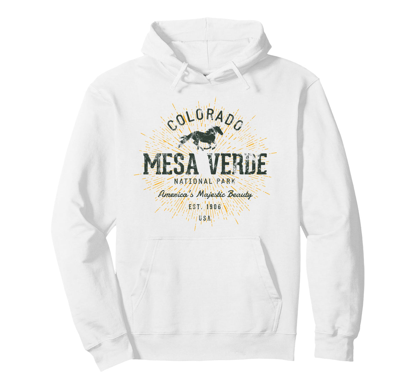 Mesa Verde National Park Hoodie - Novelty Apparel for Adults - T-Shirt, Sweatshirt, Hoodie