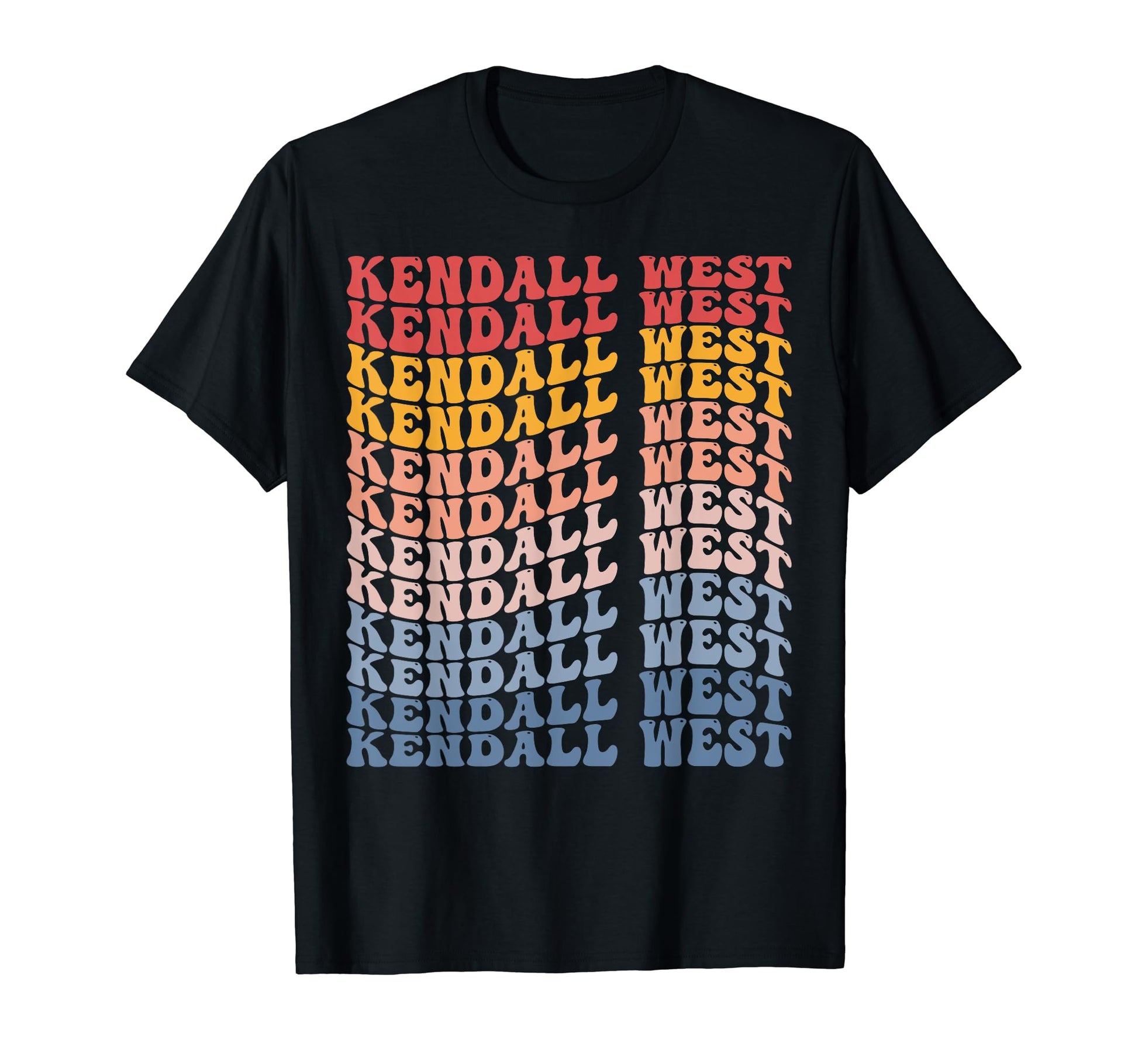 Kendall West City Groovy T-Shirt - Unique Graphic for Adults - T-Shirt, Sweatshirt, Hoodie
