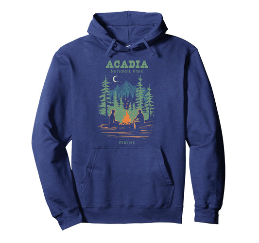 Acadia National Park Maine Hoodie - Unique Graphic for Adults - T-Shirt, Sweatshirt, Hoodie