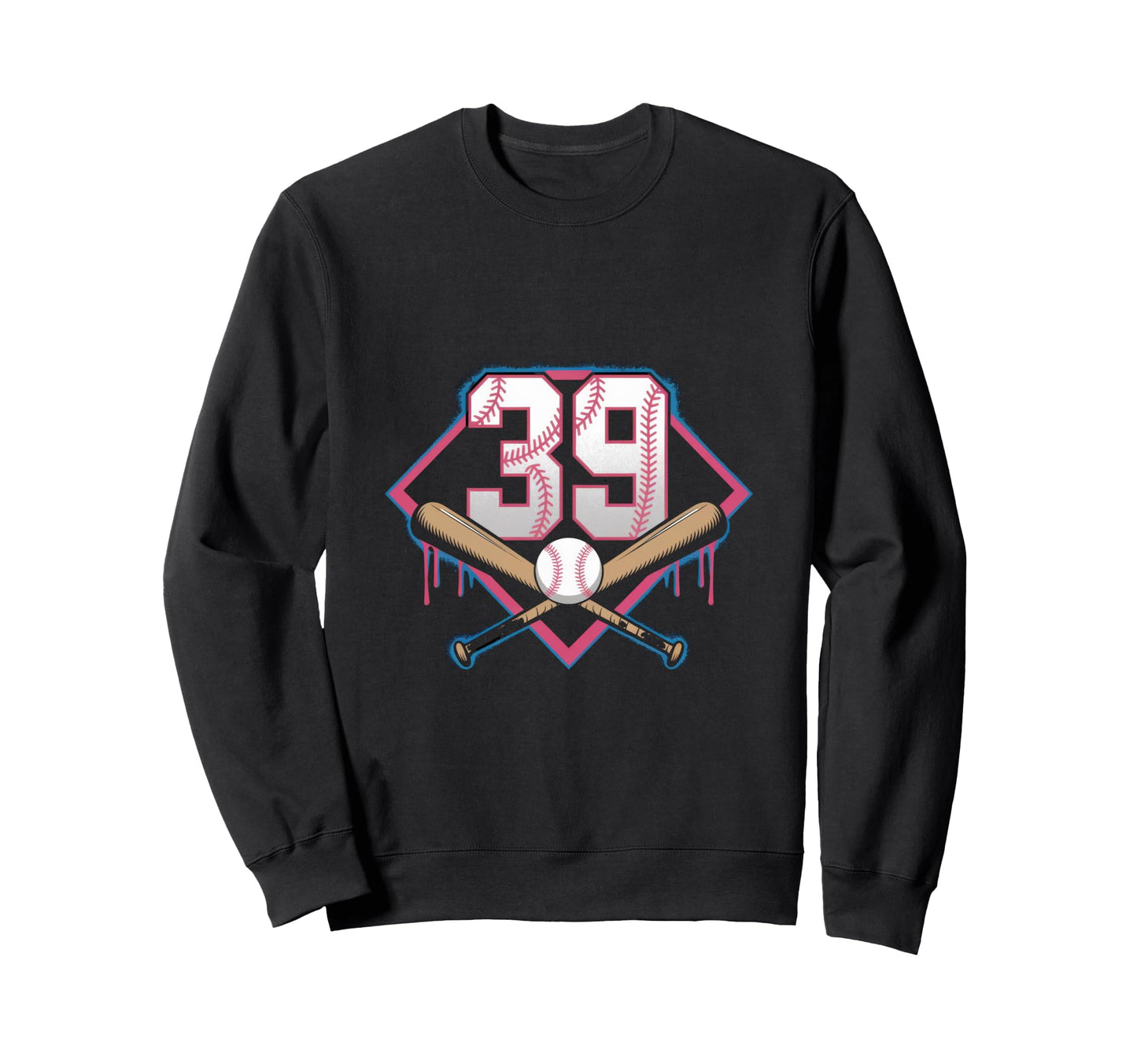 Sprinkle 39Th Birthday Baseball Sweatshirt - Fun Novelty Design Unisex - T-Shirt, Sweatshirt, Hoodie
