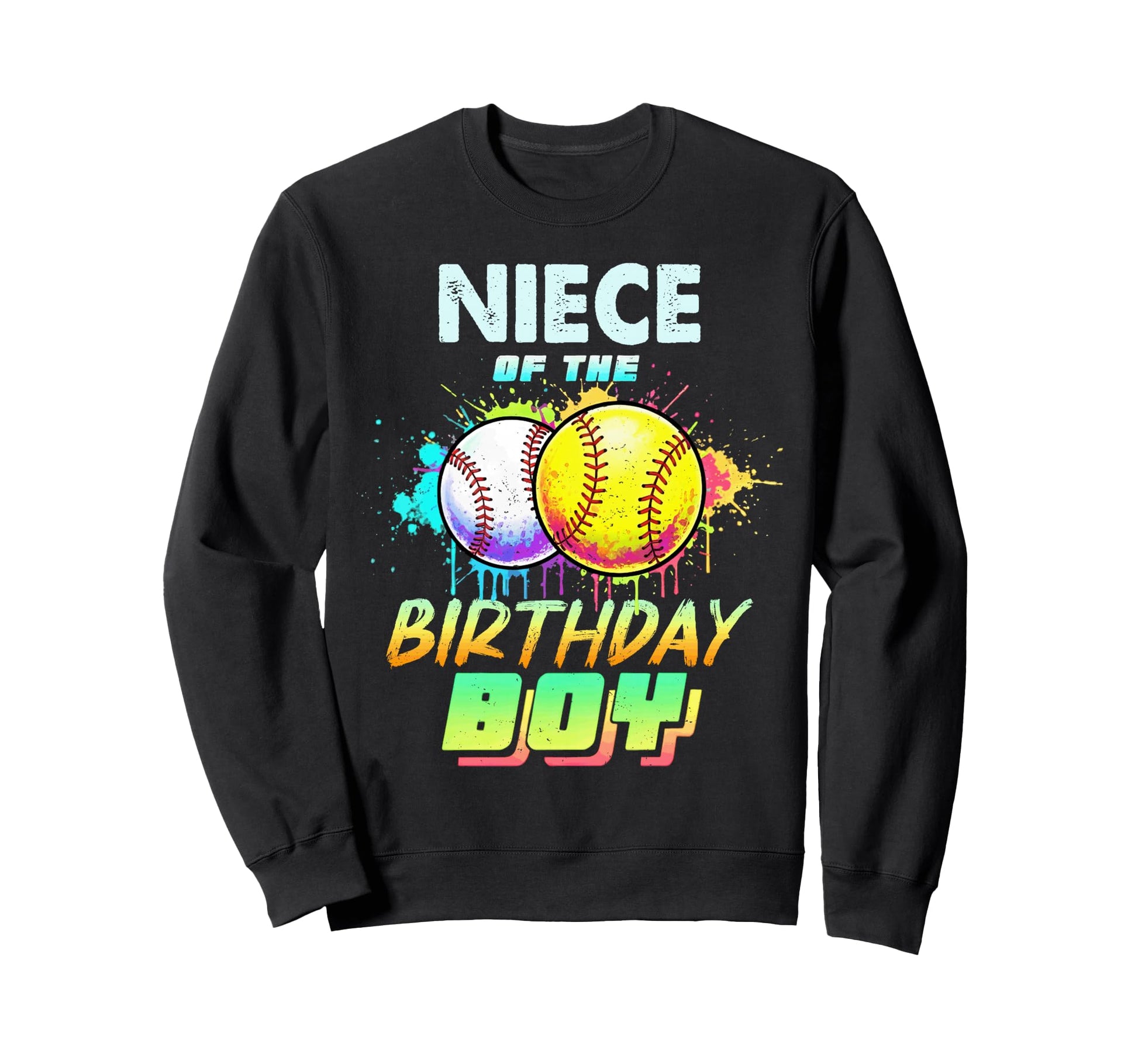 Niece Birthday Baseball Softball Sweatshirt - Casual Everyday Wear Unisex - T-Shirt, Sweatshirt, Hoodie