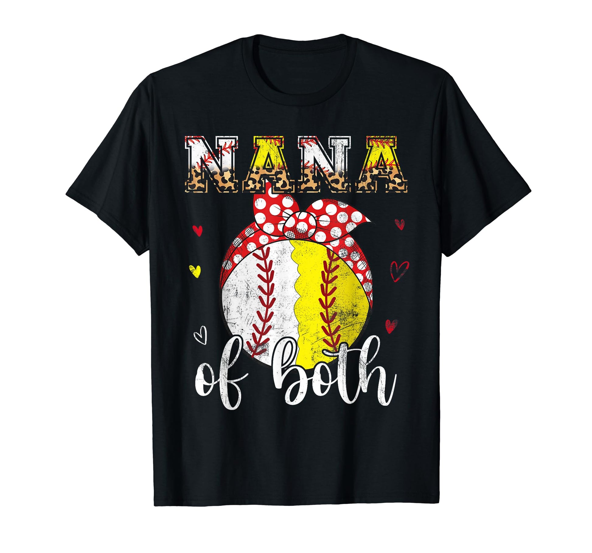 Nana Both Baseball Softball Bandana T-Shirt - Aesthetic Graphic for Adults - T-Shirt, Sweatshirt, Hoodie
