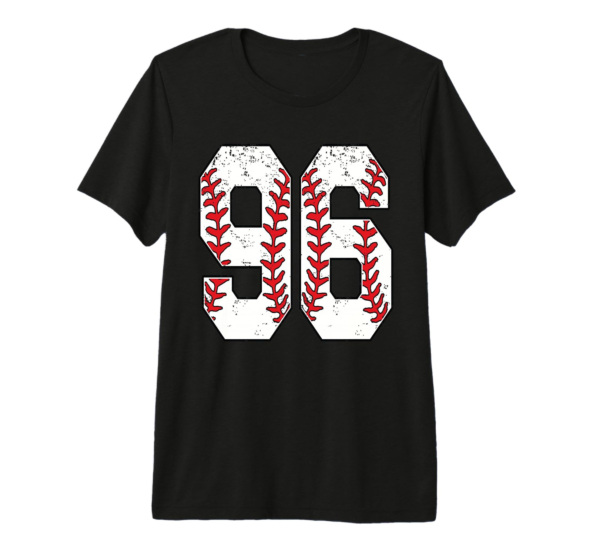 Number 96 Baseball 96 Jersey Number T-Shirt - Aesthetic Graphic for Adults - T-Shirt, Sweatshirt, Hoodie