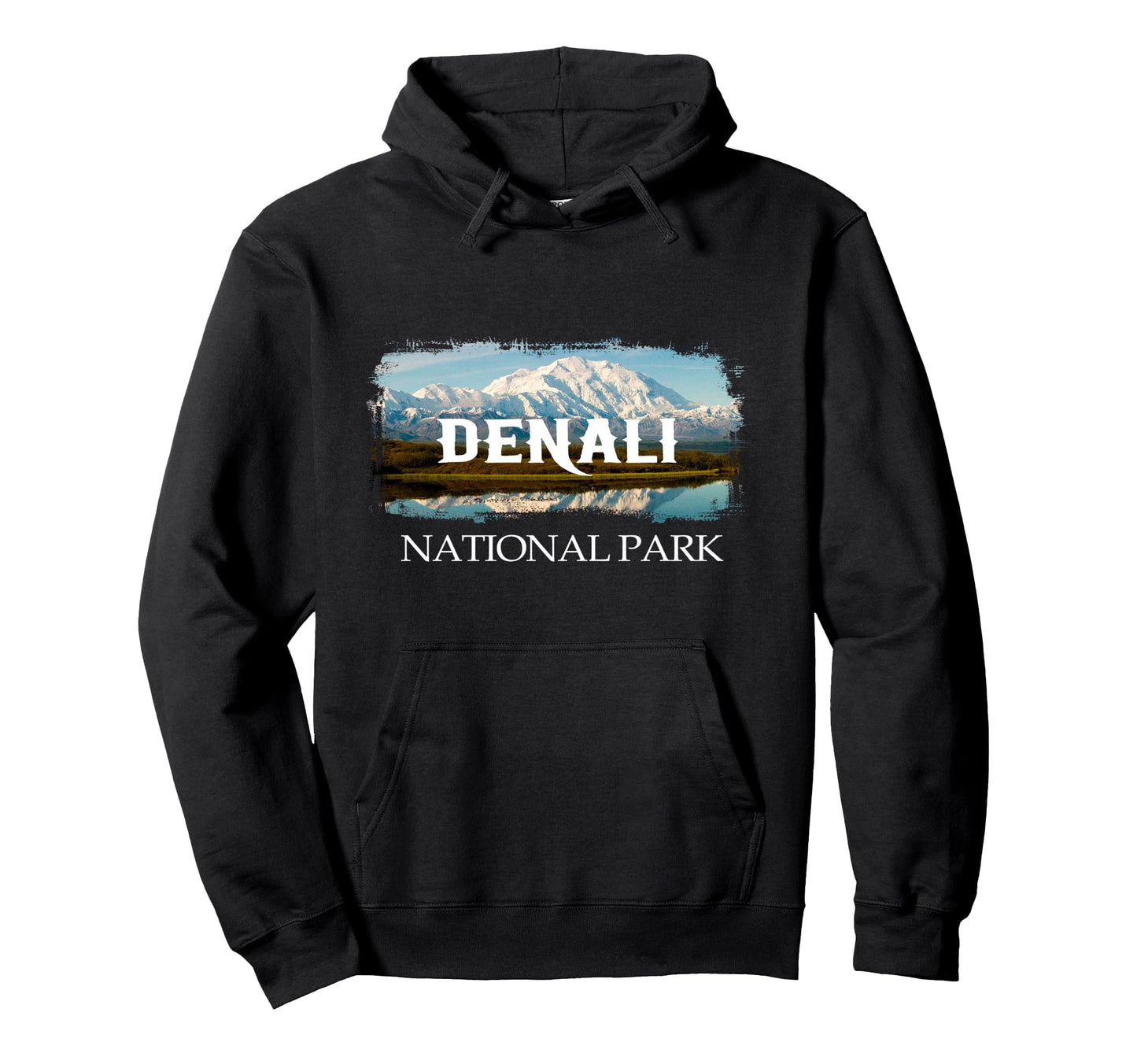 Denali Alaska National Park Hoodie - Custom Art Print Men Women - T-Shirt, Sweatshirt, Hoodie