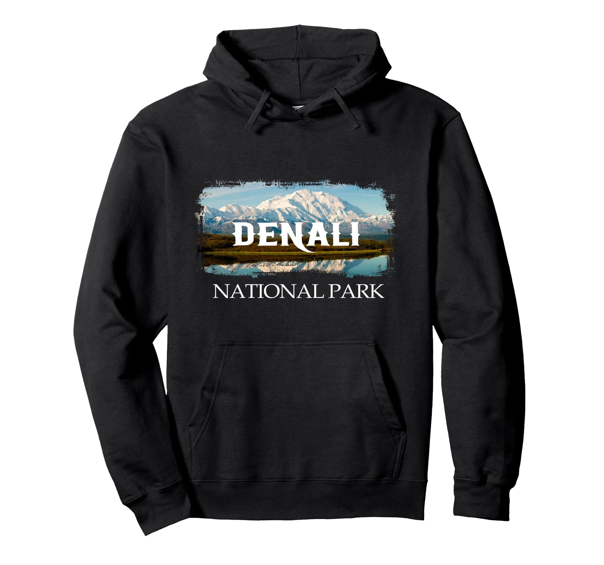 Denali Alaska National Park Hoodie - Custom Art Print Men Women - T-Shirt, Sweatshirt, Hoodie