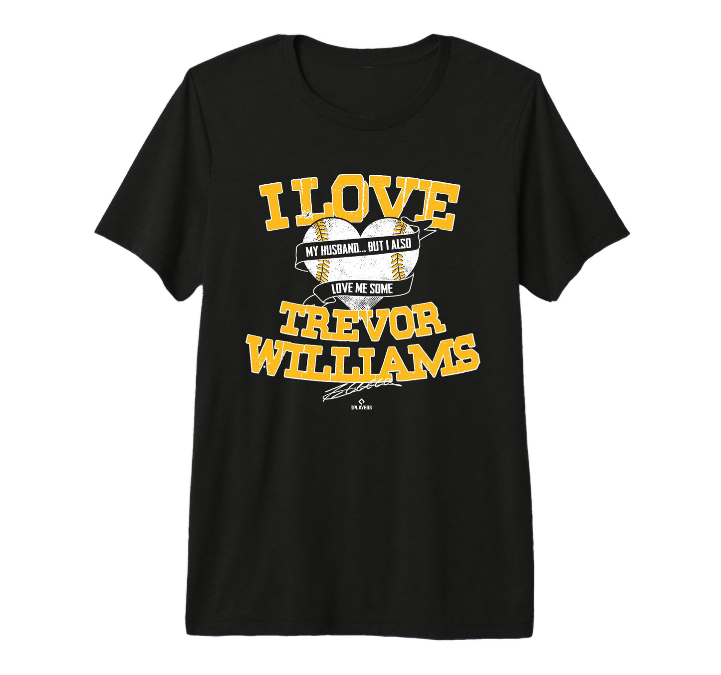 I Love Trevor Williams Tri Blend T-Shirt - Trendy Graphic for Adults - T-Shirt, Sweatshirt, Hoodie