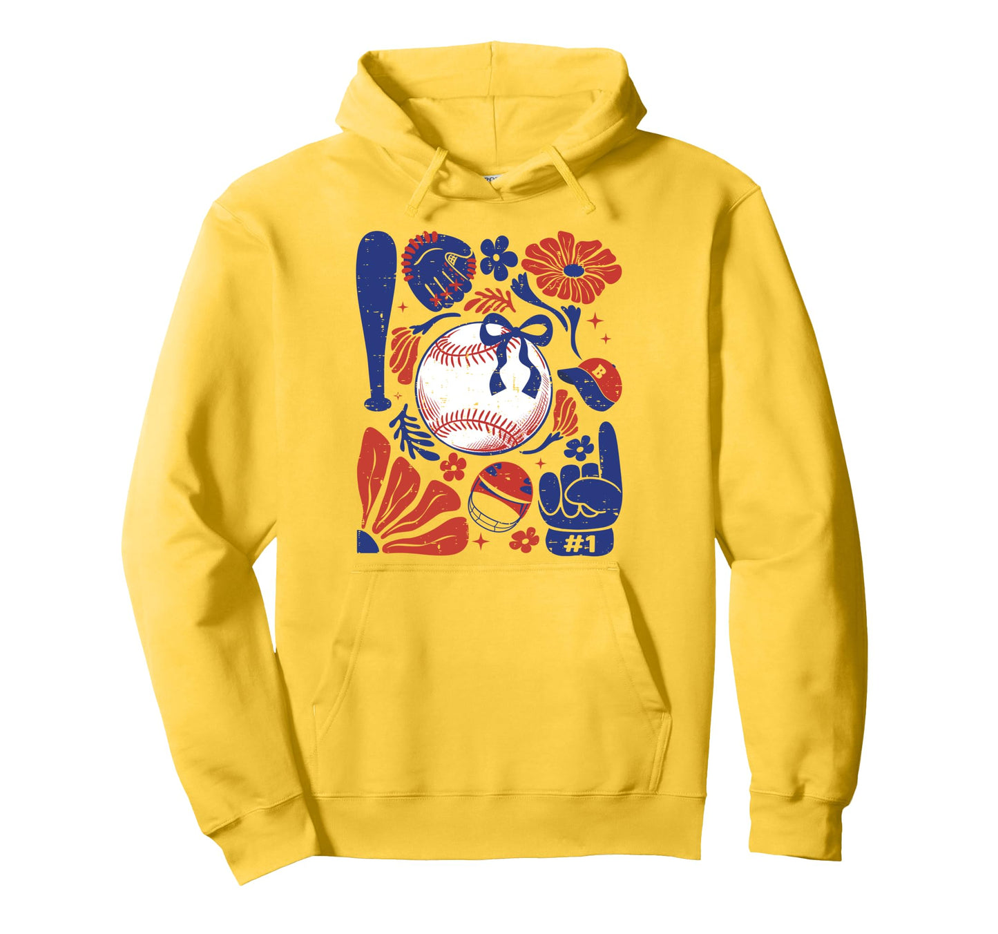 Boho Baseball Coquette Game Days Hoodie - Fun Novelty Design Unisex - T-Shirt, Sweatshirt, Hoodie