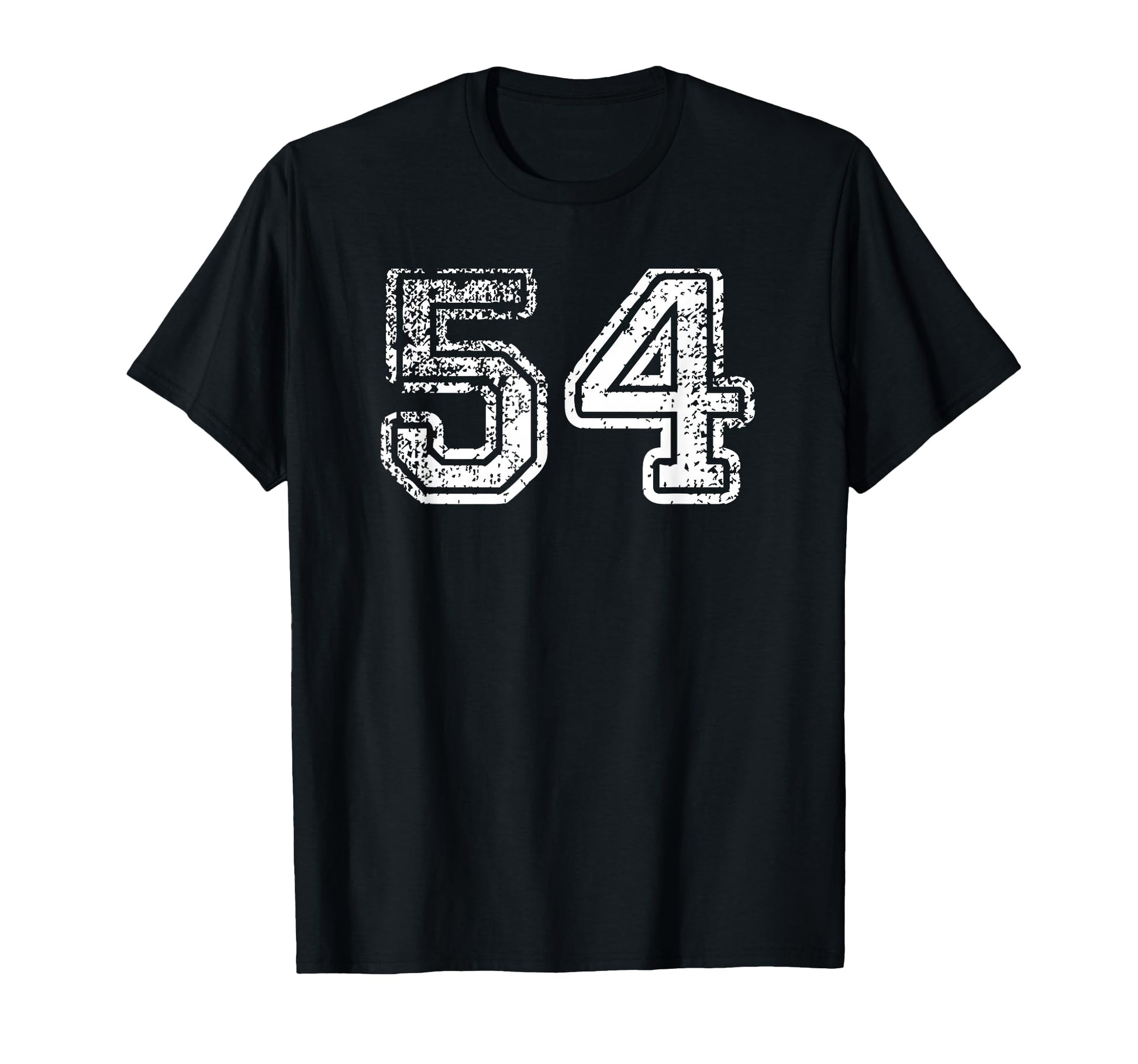 Number 54 Baseball Football Soccer T-Shirt - Unique Graphic for Adults - T-Shirt, Sweatshirt, Hoodie