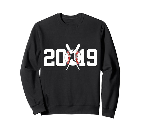 2019 Baseball 7Th Birthday Sweatshirt - Minimalist Print Men Women - T-Shirt, Sweatshirt, Hoodie