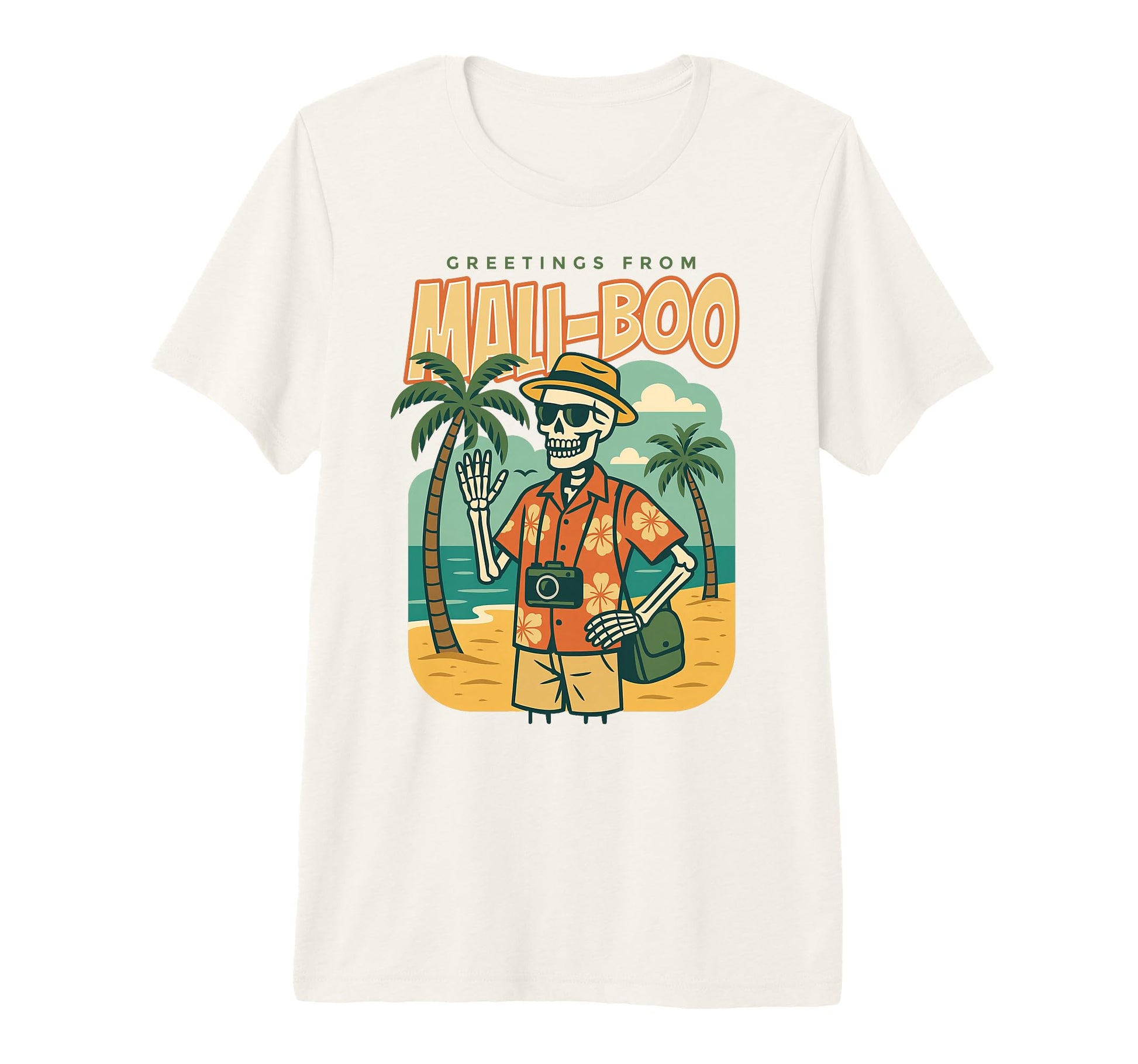 Greetings From Mali Boo Beach Funny T-Shirt - Trendy Graphic Unisex - T-Shirt, Sweatshirt, Hoodie