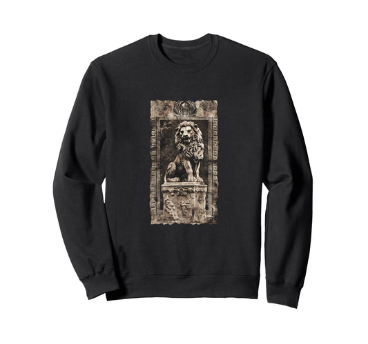 Aesthetic Streetwear Lion Sweatshirt - Aesthetic Graphic Unisex - T-Shirt, Sweatshirt, Hoodie