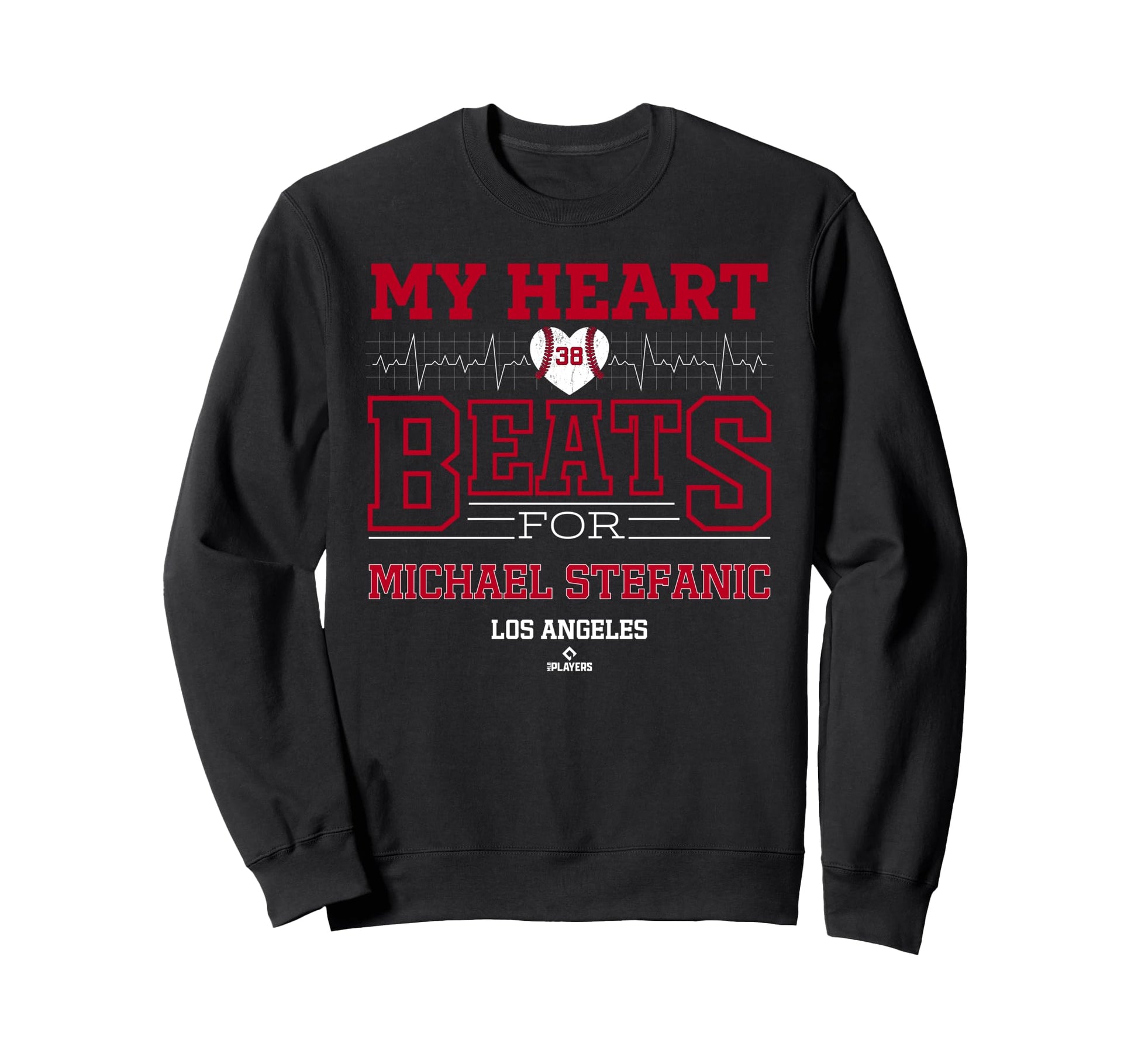 My Heart Beats Michael Stefanic Los Sweatshirt - Minimalist Print Unisex - T-Shirt, Sweatshirt, Hoodie