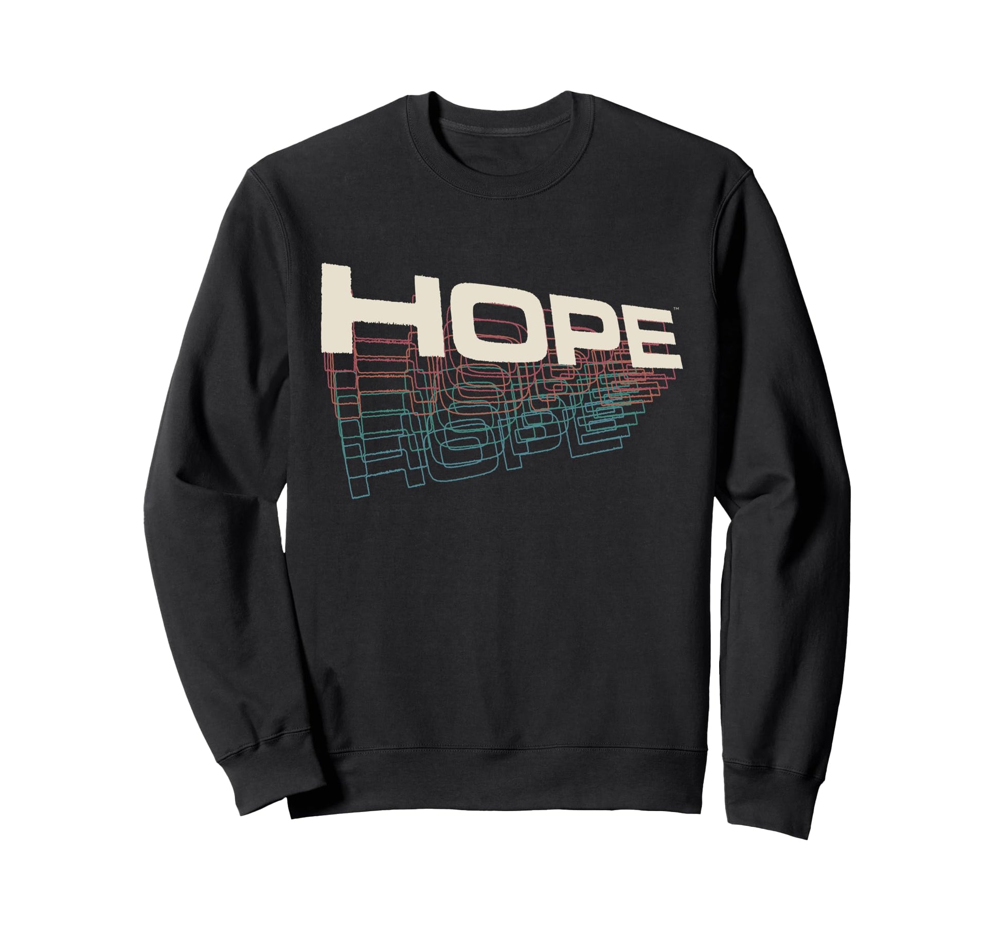 Hope Tv Typography Art Sweatshirt - Unique Graphic for Adults - T-Shirt, Sweatshirt, Hoodie