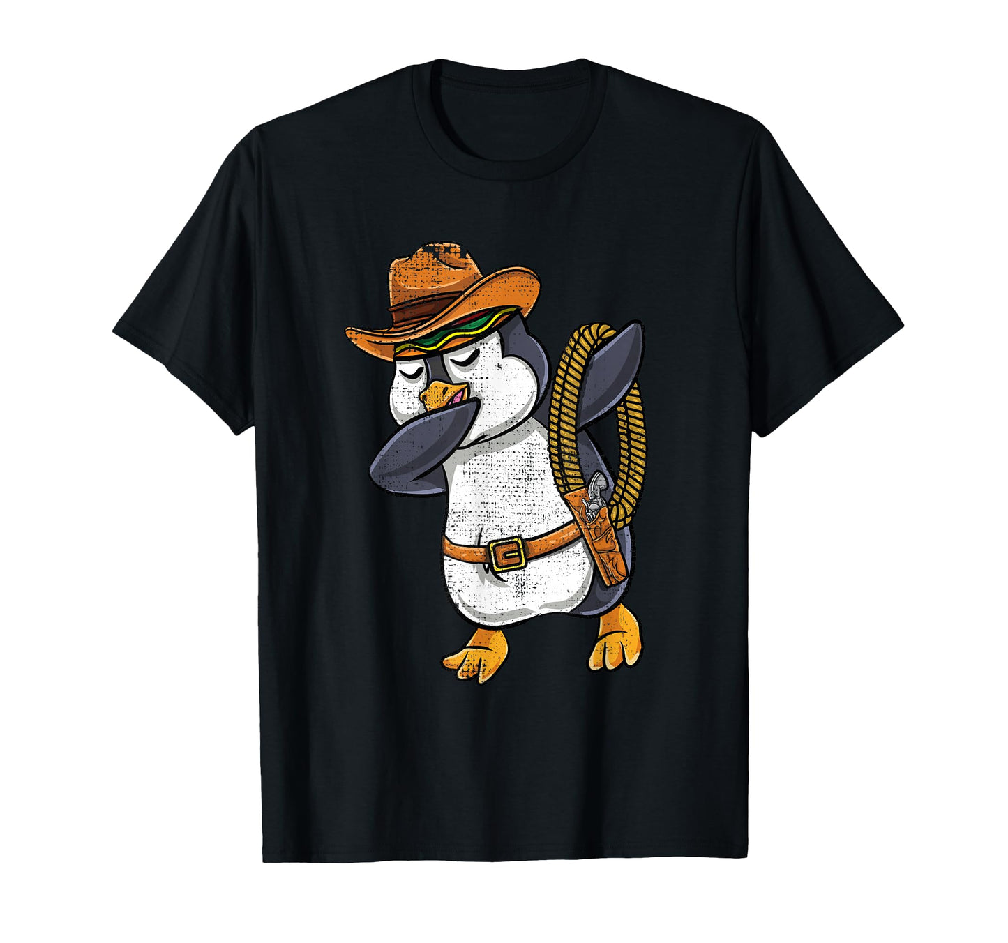 Dabbing Mexican Cowboy Penguin T-Shirt - Unique Graphic for Adults - T-Shirt, Sweatshirt, Hoodie
