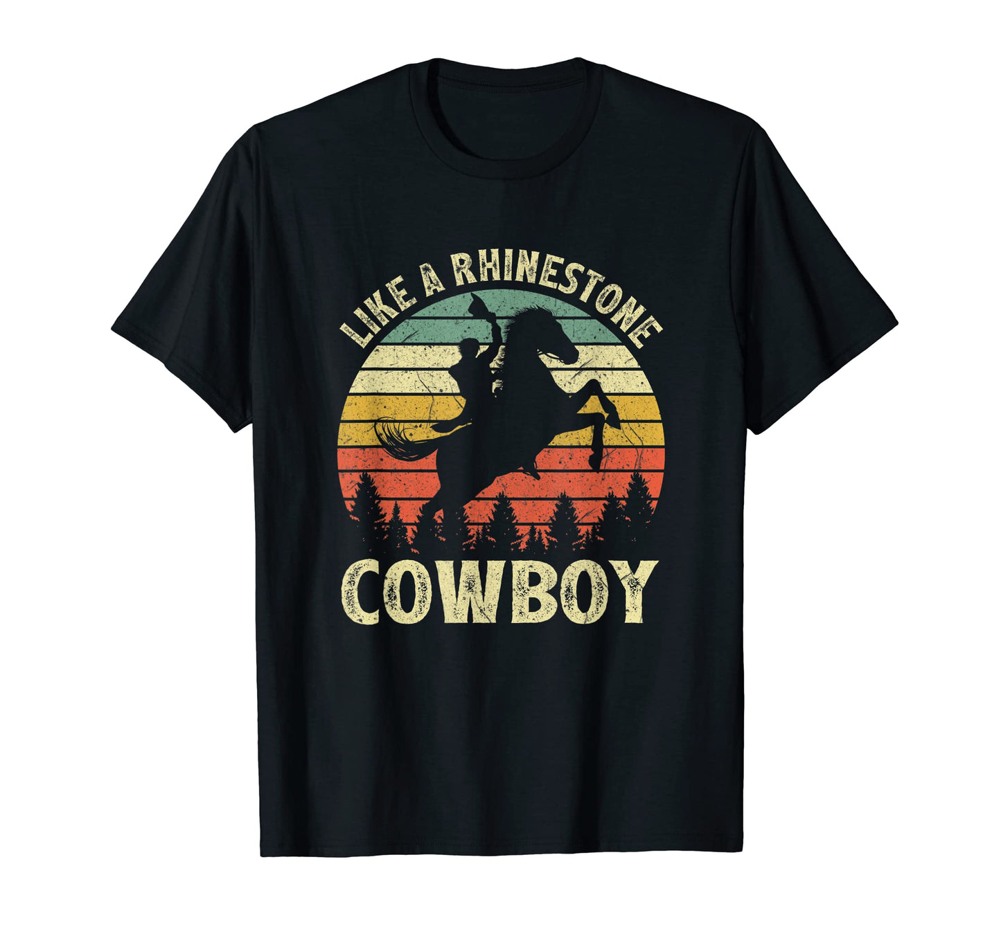 Western Rodeo Country Like Rhinestone T-Shirt - Unique Graphic for Adults - T-Shirt, Sweatshirt, Hoodie