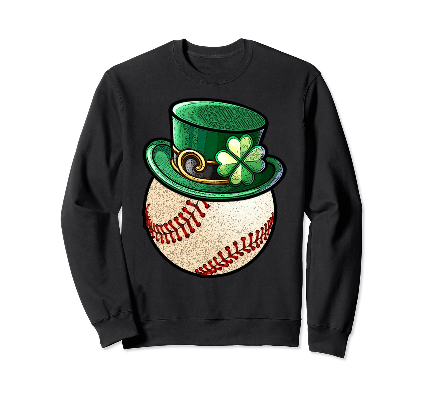 Baseball Lover St Patricks Day Sweatshirt - Fun Novelty Design Men Women - T-Shirt, Sweatshirt, Hoodie