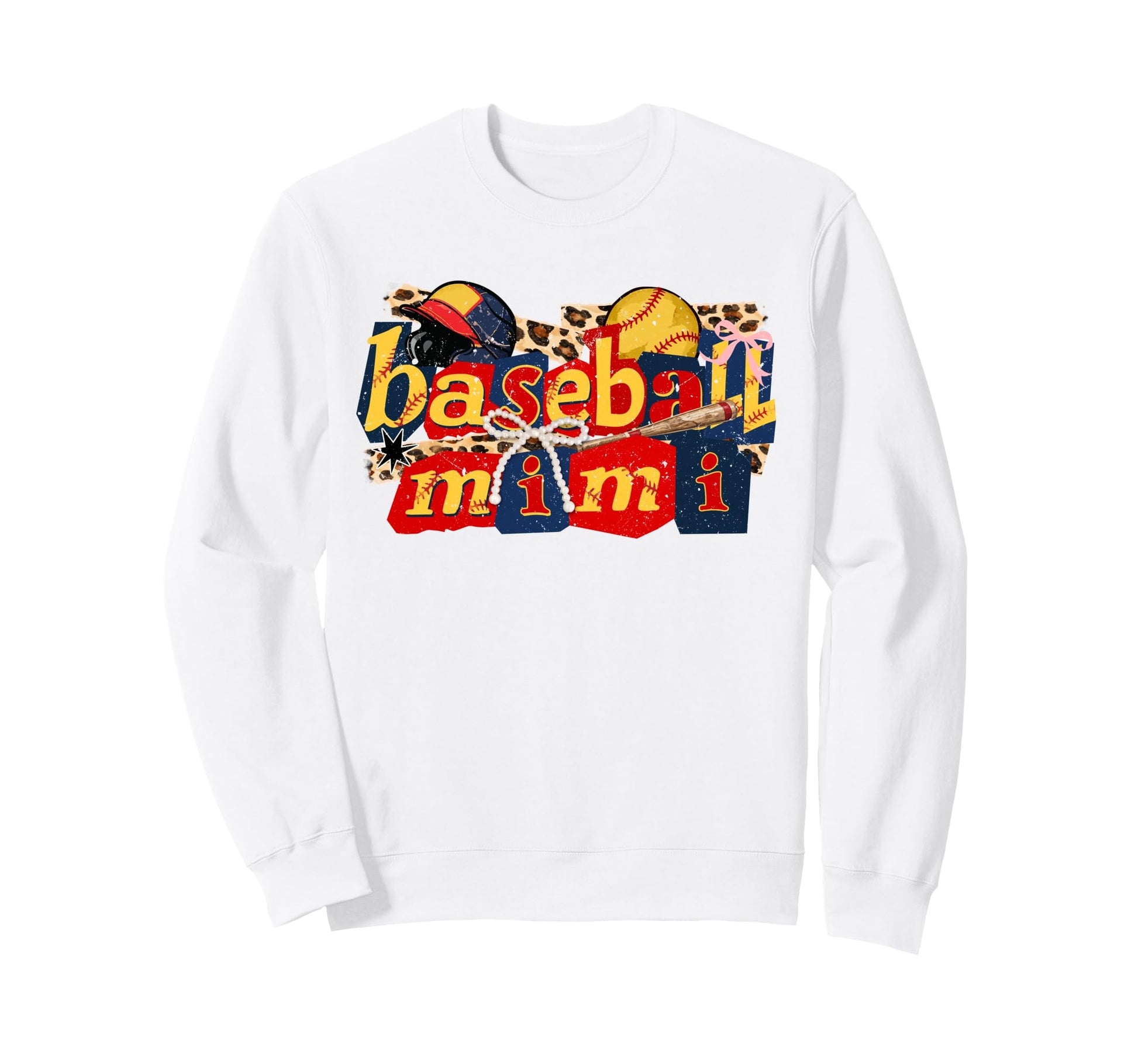 Baseball Mimi Coquette Bow Sweatshirt - Streetwear Style Men Women - T-Shirt, Sweatshirt, Hoodie