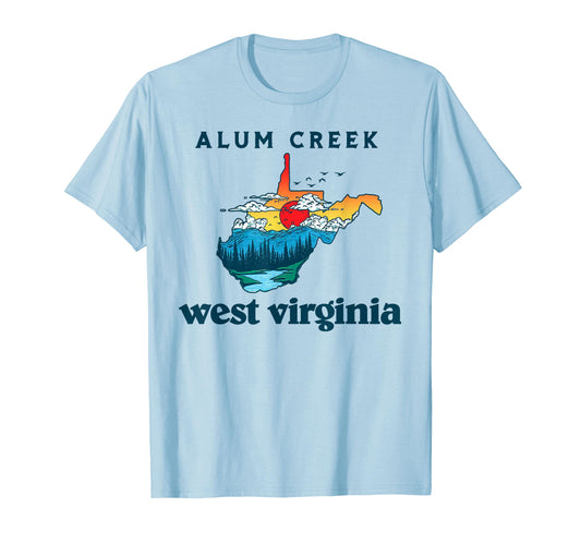 Alum Creek West Virginia Outdoors T-Shirt - Aesthetic Graphic Unisex - T-Shirt, Sweatshirt, Hoodie