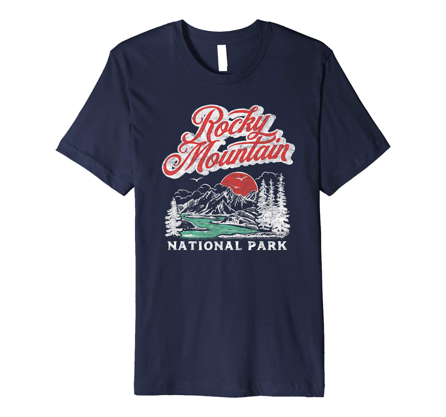 Rocky Mountain National Park 80S T-Shirt - Aesthetic Graphic Men Women - T-Shirt, Sweatshirt, Hoodie