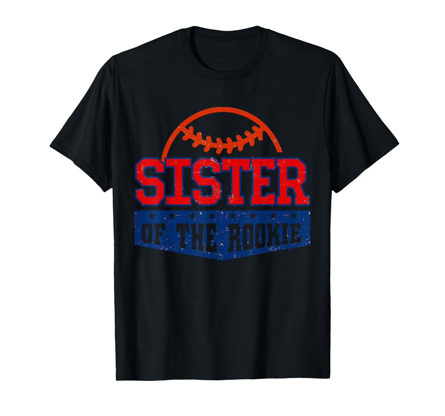 Sister Rookie Baseball 1St Birthday T-Shirt - Minimalist Print for Adults - T-Shirt, Sweatshirt, Hoodie