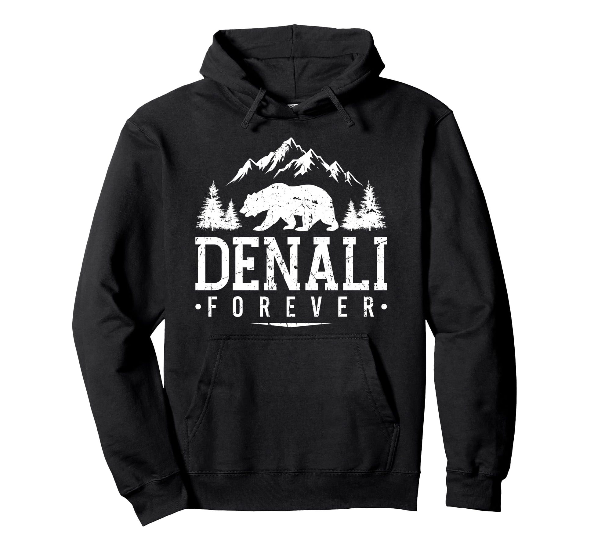 Forever Denali Alaska National Park Hoodie - Unique Graphic Unisex - T-Shirt, Sweatshirt, Hoodie