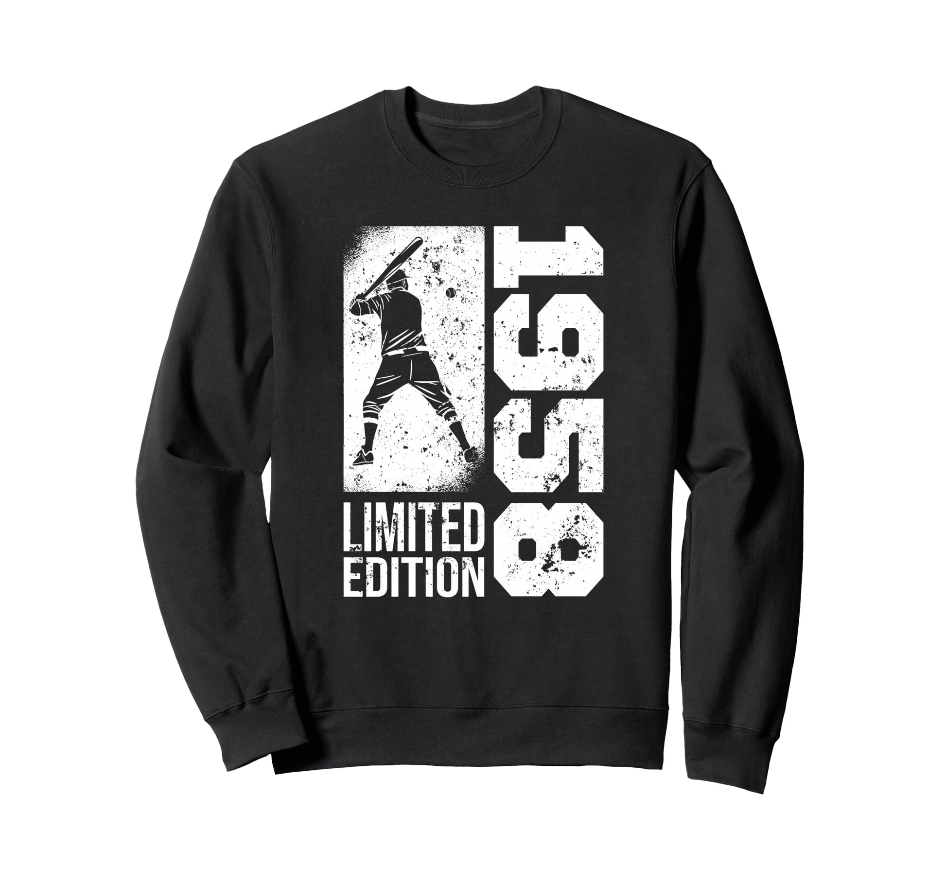 Baseball Player Born 1958 Birthday Sweatshirt - Unique Graphic Unisex - T-Shirt, Sweatshirt, Hoodie