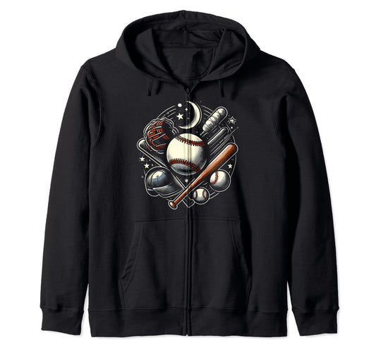 Baseball Batting Baseball Fever Hoodie - Streetwear Style for Adults - T-Shirt, Sweatshirt, Hoodie