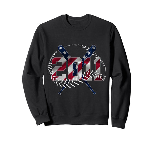 15Th Birthday Baseball 2011 Sweatshirt - Minimalist Print Men Women - T-Shirt, Sweatshirt, Hoodie