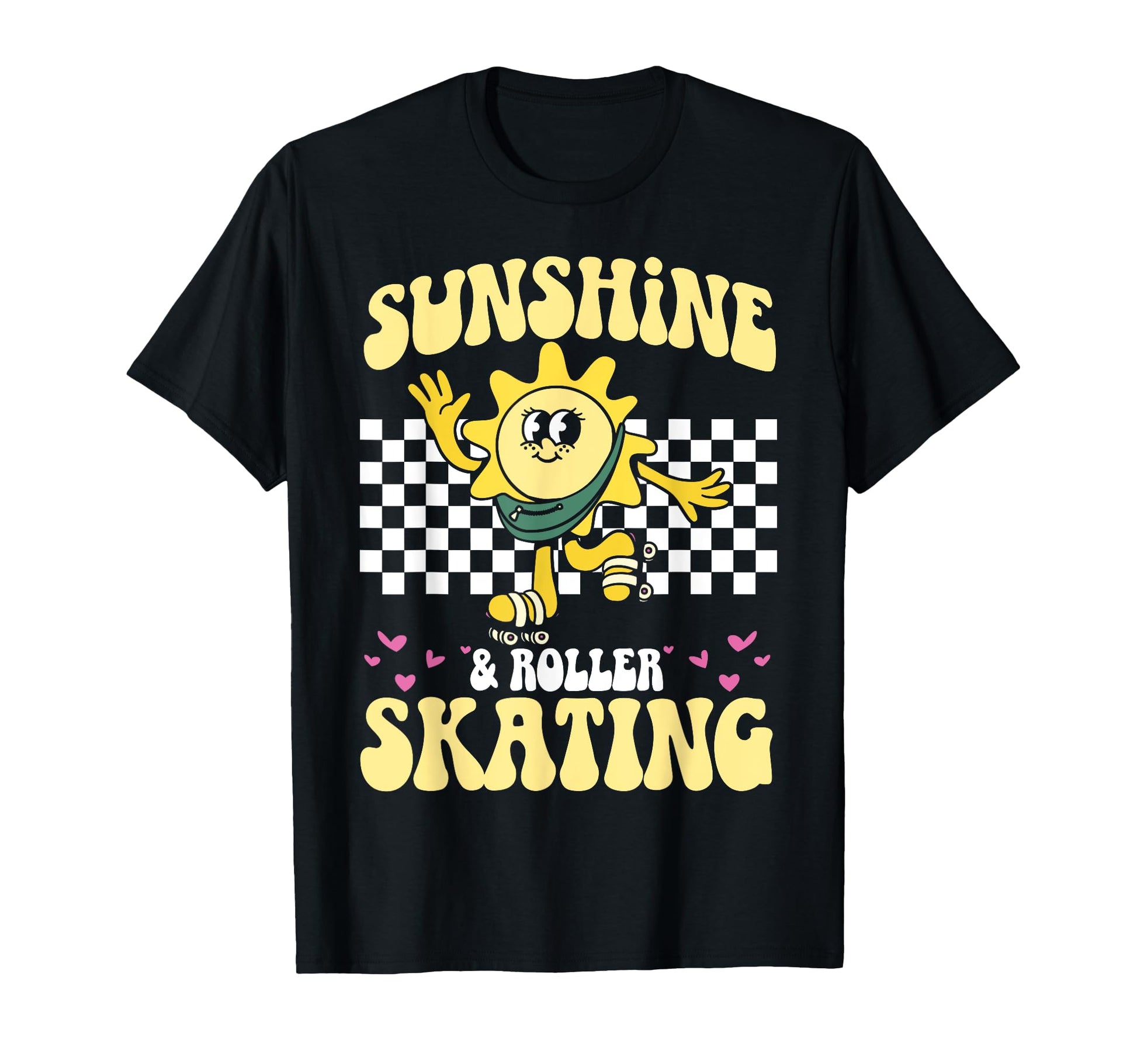 Roller Skating Skate 1970S Sunshine T-Shirt - Streetwear Style Unisex - T-Shirt, Sweatshirt, Hoodie
