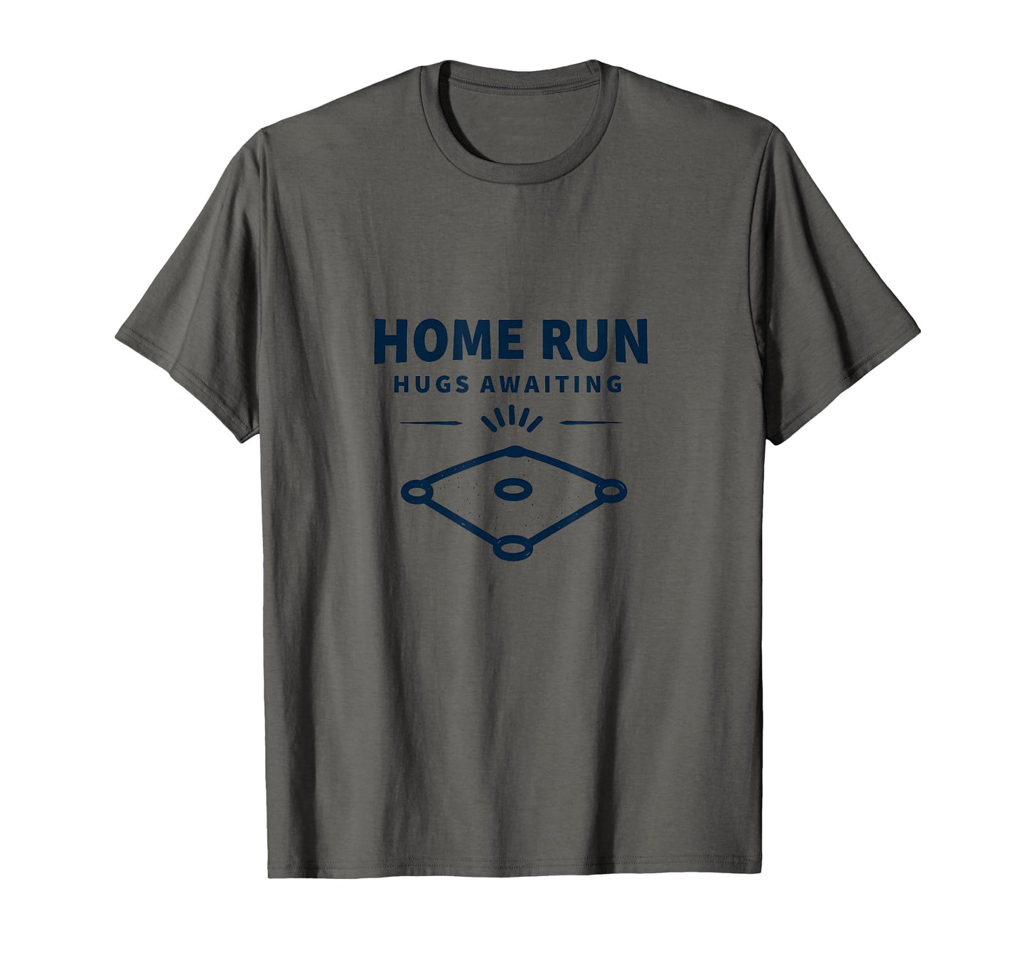 Home Run Hugs Awaiting Baseball T-Shirt - Casual Everyday Wear Men Women - T-Shirt, Sweatshirt, Hoodie