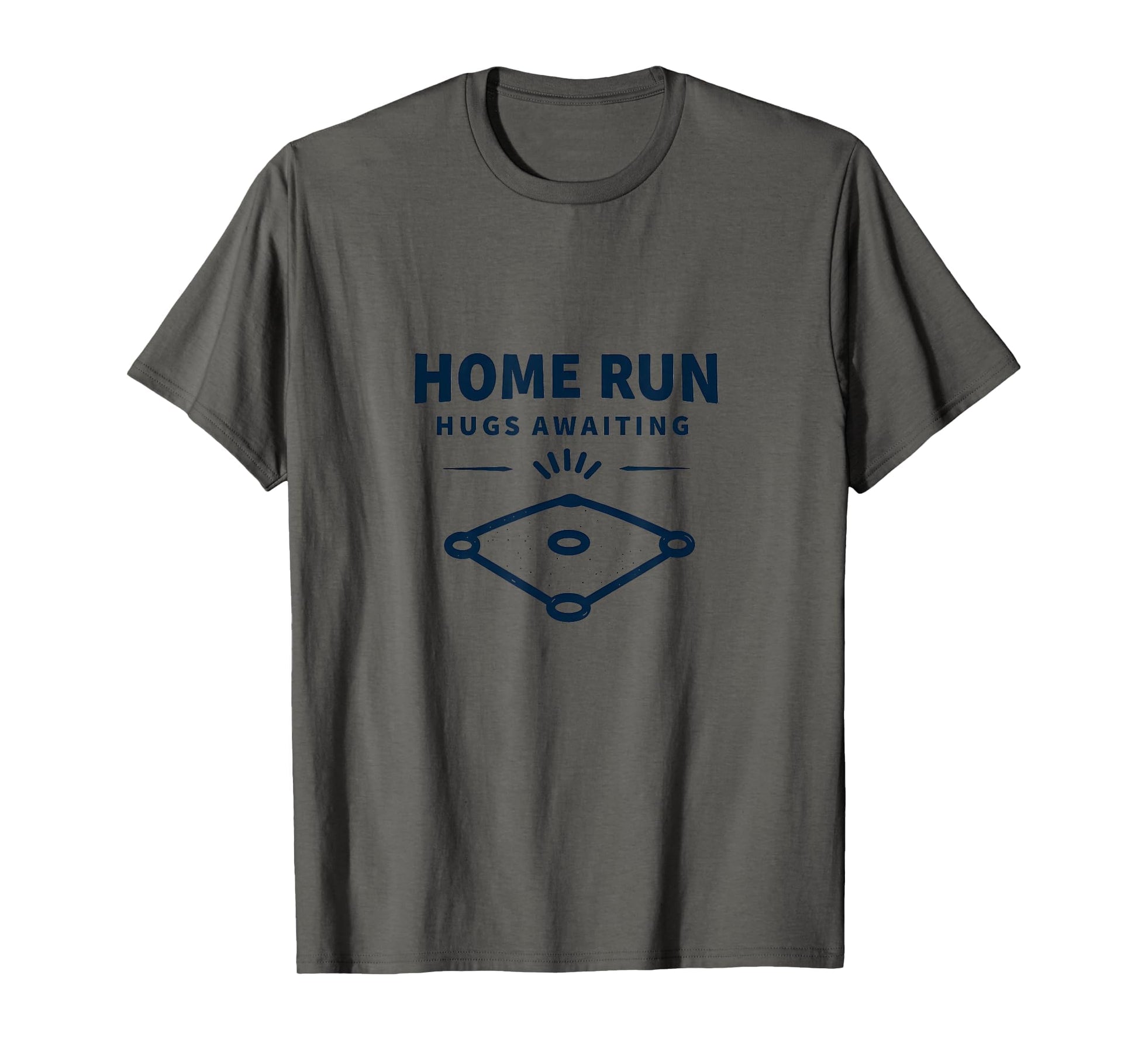 Home Run Hugs Awaiting Baseball T-Shirt - Casual Everyday Wear Men Women - T-Shirt, Sweatshirt, Hoodie