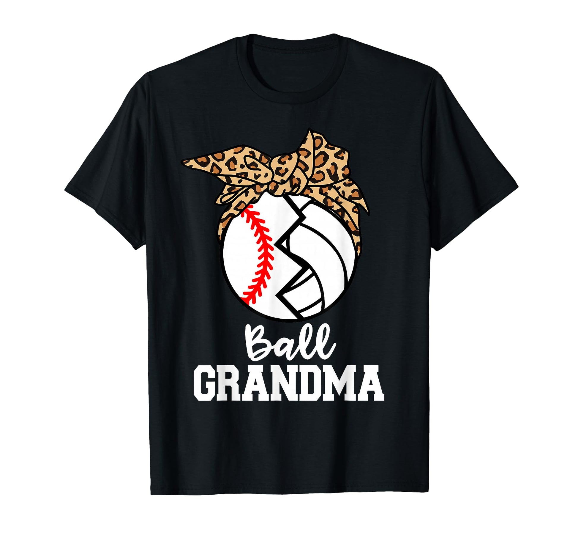 Ball Grandma Baseball Volleyball T-Shirt - Fun Novelty Design for Adults - T-Shirt, Sweatshirt, Hoodie