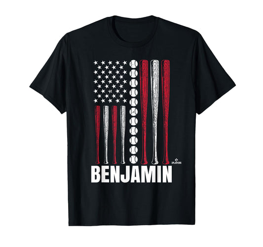 Baseball American Flag Benjamin T-Shirt - Streetwear Style Men Women - T-Shirt, Sweatshirt, Hoodie
