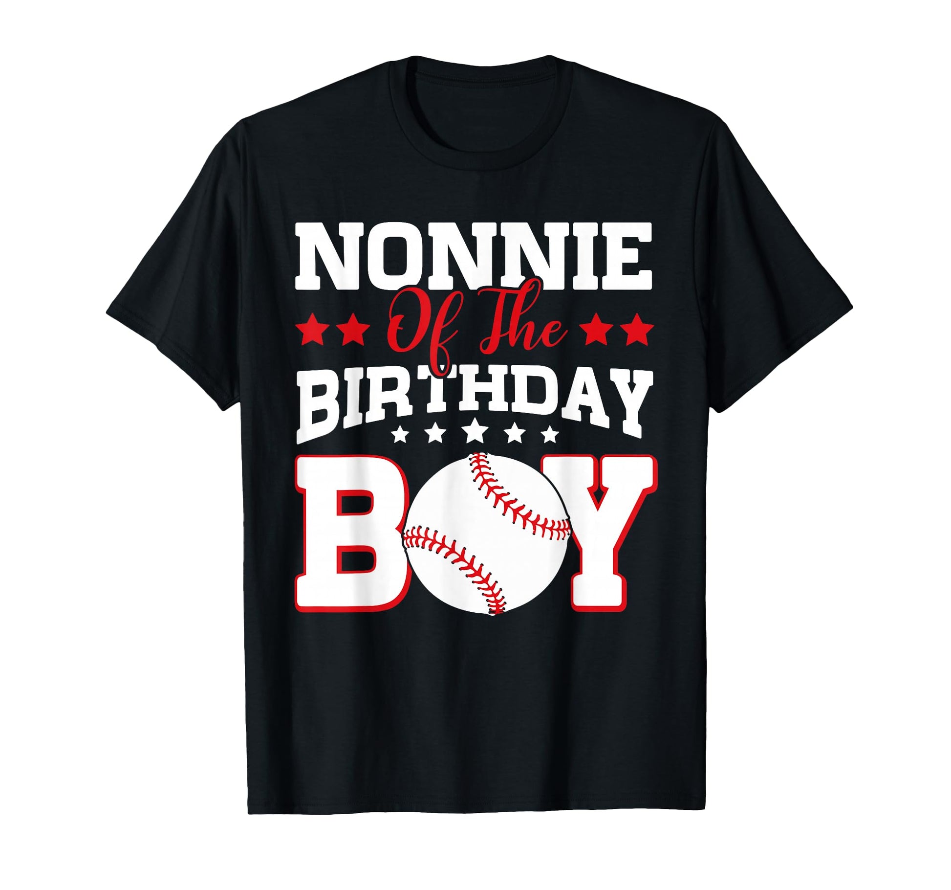 Nonnie Birthday Baseball Family T-Shirt - Novelty Apparel for Adults - T-Shirt, Sweatshirt, Hoodie