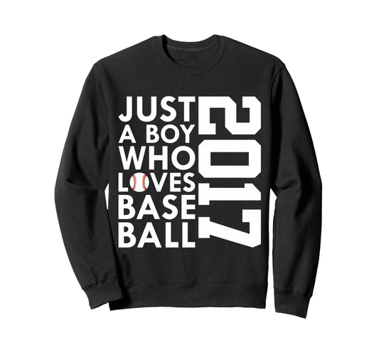2017 Just Who Loves Baseball 9Th Sweatshirt - Novelty Apparel Unisex - T-Shirt, Sweatshirt, Hoodie