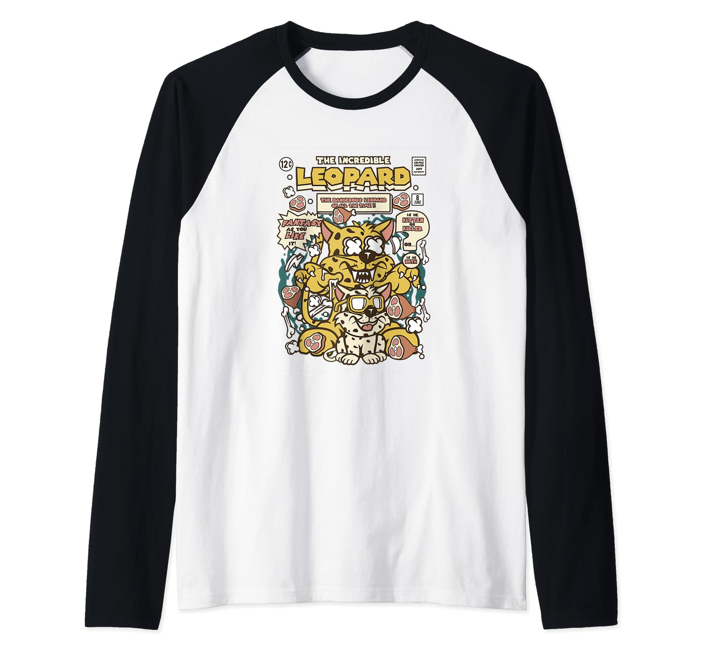 Incredible Leopard Cat Animal Gift Funny T-Shirt - Streetwear Style Unisex - T-Shirt, Sweatshirt, Hoodie